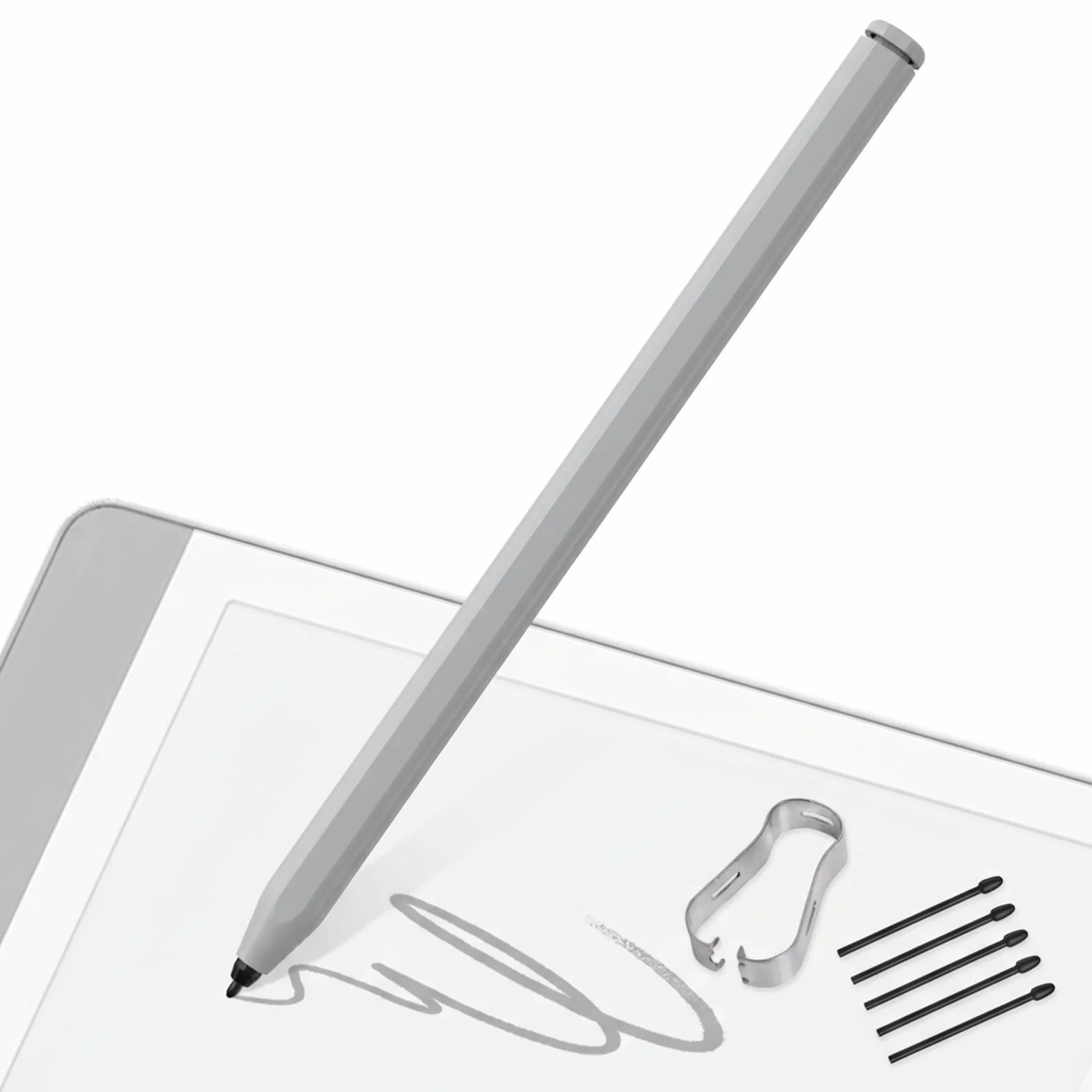 Rysik Kompatybilne z Remarkable 2 Pen, Stylus EMR z Gumką, Odrzucenie Dłoni i Wrażliwy na Pochylenie, Poziom Nacisku 4096, Pióro Cyfrowe do Remarkable 2/1/Kindle Scribe