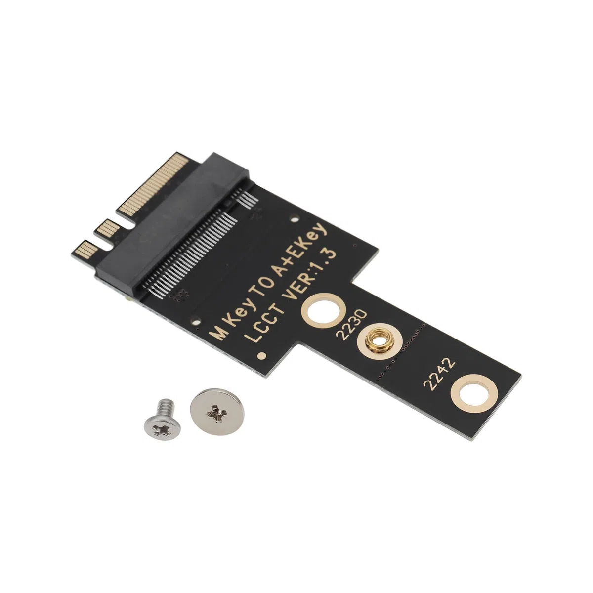 EMSea Adapter M.2 A+E Key do 2230 NVMe M.2 WiFi do M Key Konwerter 41x22mm Kompatybilny z M.2 Key A/E Aplikacje