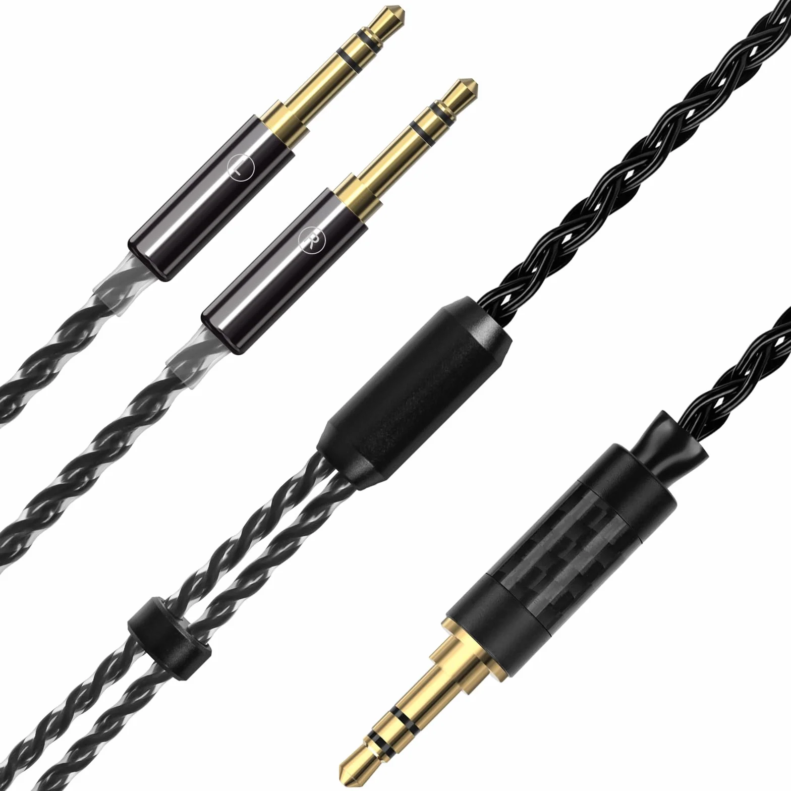 Linkidea 6N kabel audiowy HIFIMAN Edition XS SUNDARA Arya HE400SE Ananda Denon AH-D7200 zamienny 1,5m 3,5mm