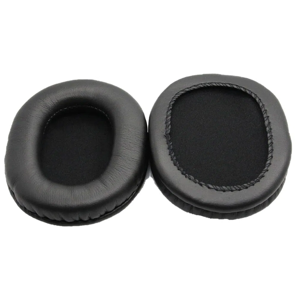 Zapasowe Nausznik do Audio Technica ATH-M50 / M50X / M50XBT / M50RD / M40X / M30X / M20X / MSR7 / SX1 Słuchawek od MMOBIEL - Memory Foam i Protein PU Wymienna Poduszka Uszu - Pady Nauszne - Czarny