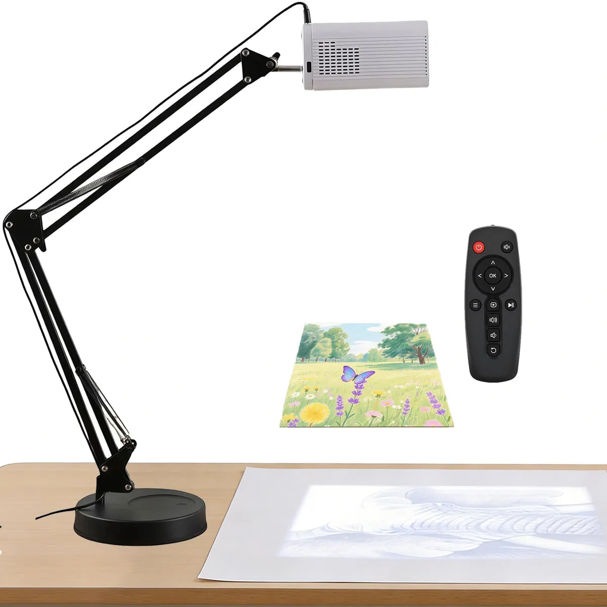 Projektor Smart Art do śledzenia i rysowania, kompatybilny z wieloma urządzeniami, idealny dla początkujących i kreatywnych projektów
