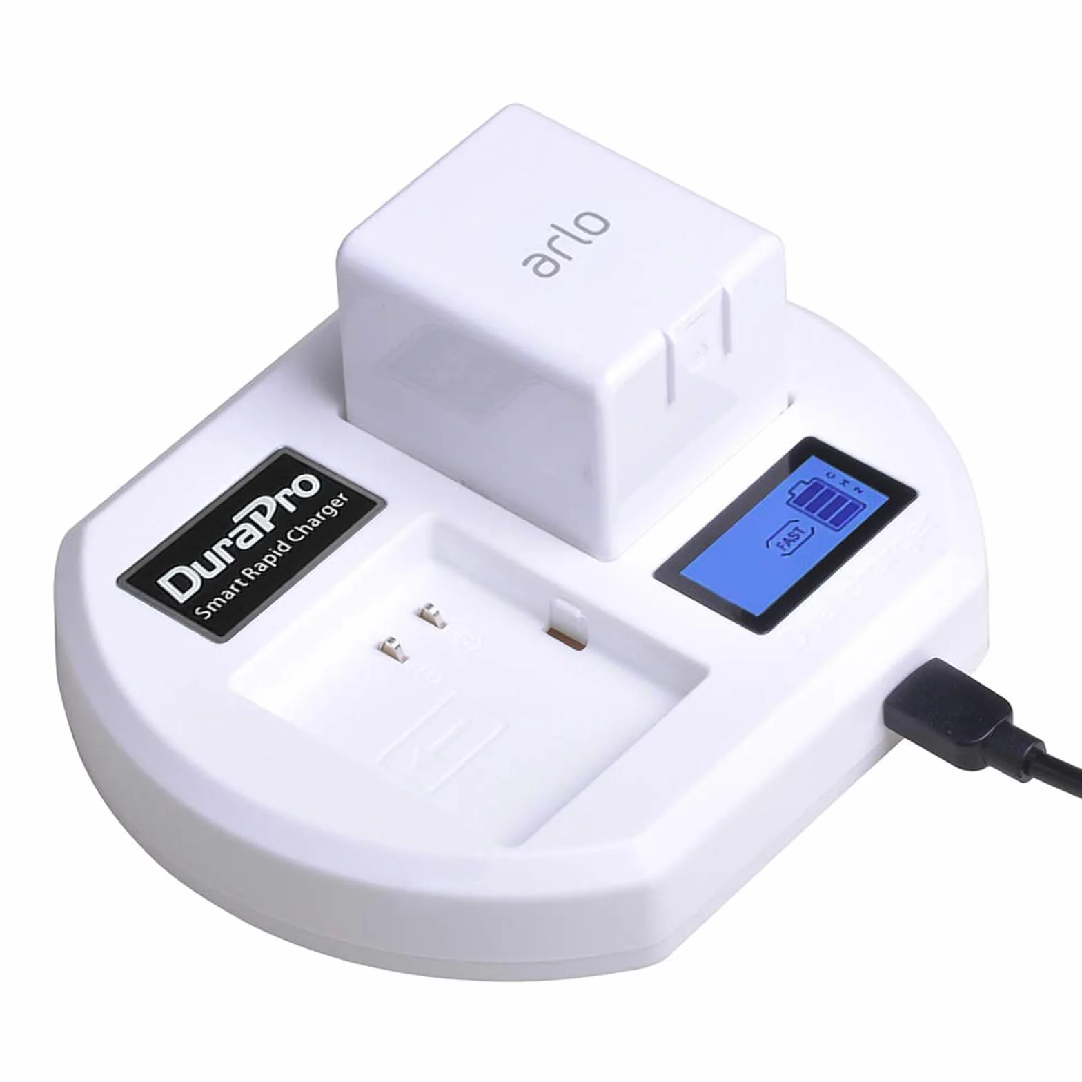 DuraPro Stacja ładująca do akumulatorów Arlo Pro, Pro 2 & Go (biała)