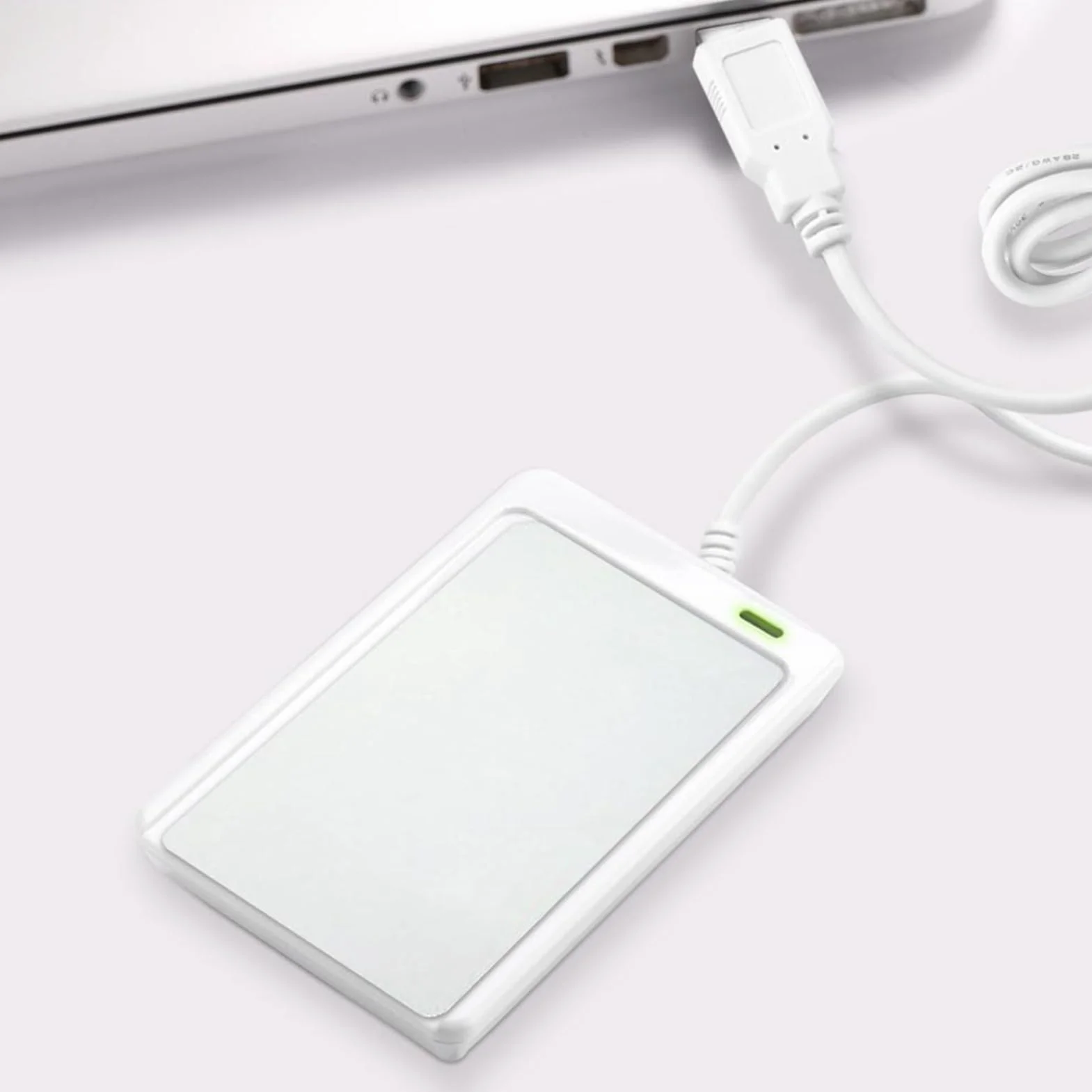 ACS, ACR122U, czytnik NFC, bezstykowy, USB, 13,56 MHz, kolor: Pearl White