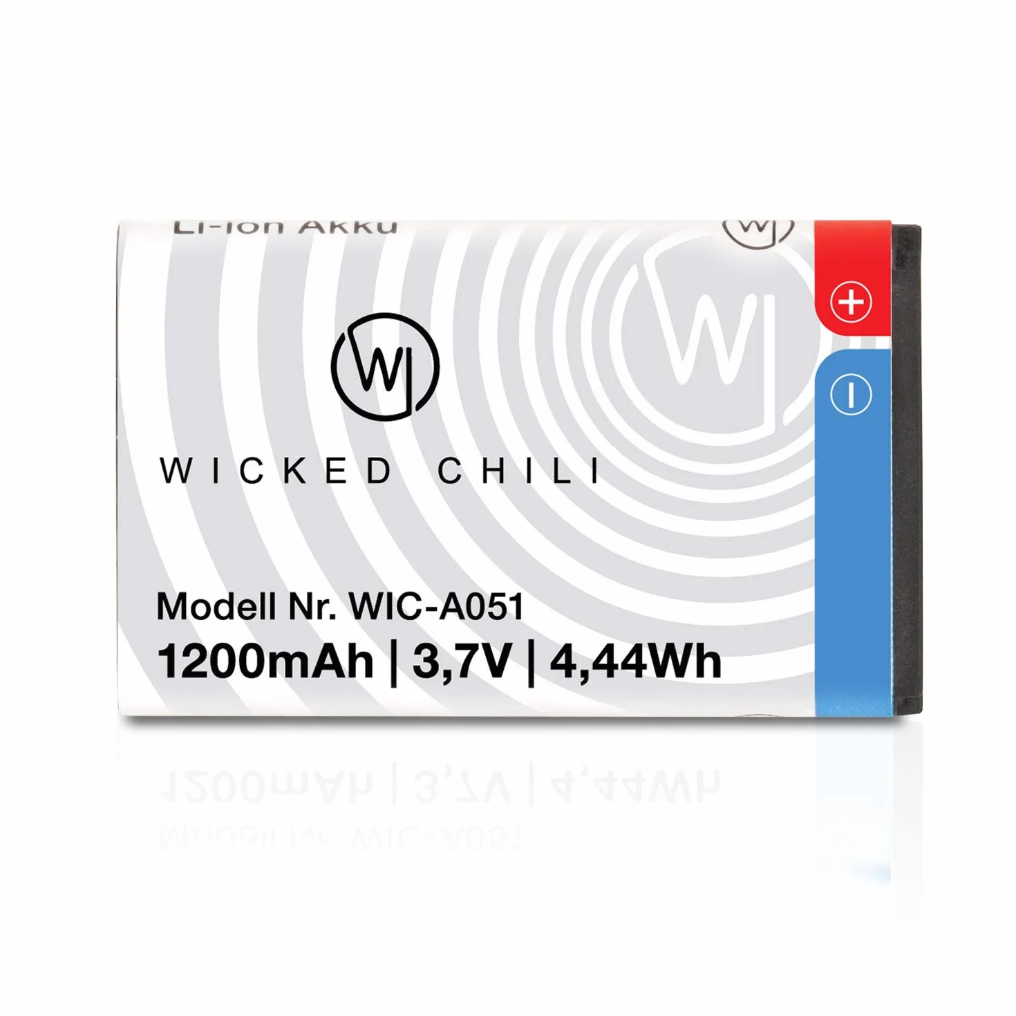 Wicked Chili Akumulator zastępczy kompatybilny z TechniSat DIGITRADIO 2, 2S, 1, 1S, akumulator Viola 3, Transita 200, 100, RDR, 6IR - zapasowy akumulator do przenośnego radia DAB+ (wyższa pojemność