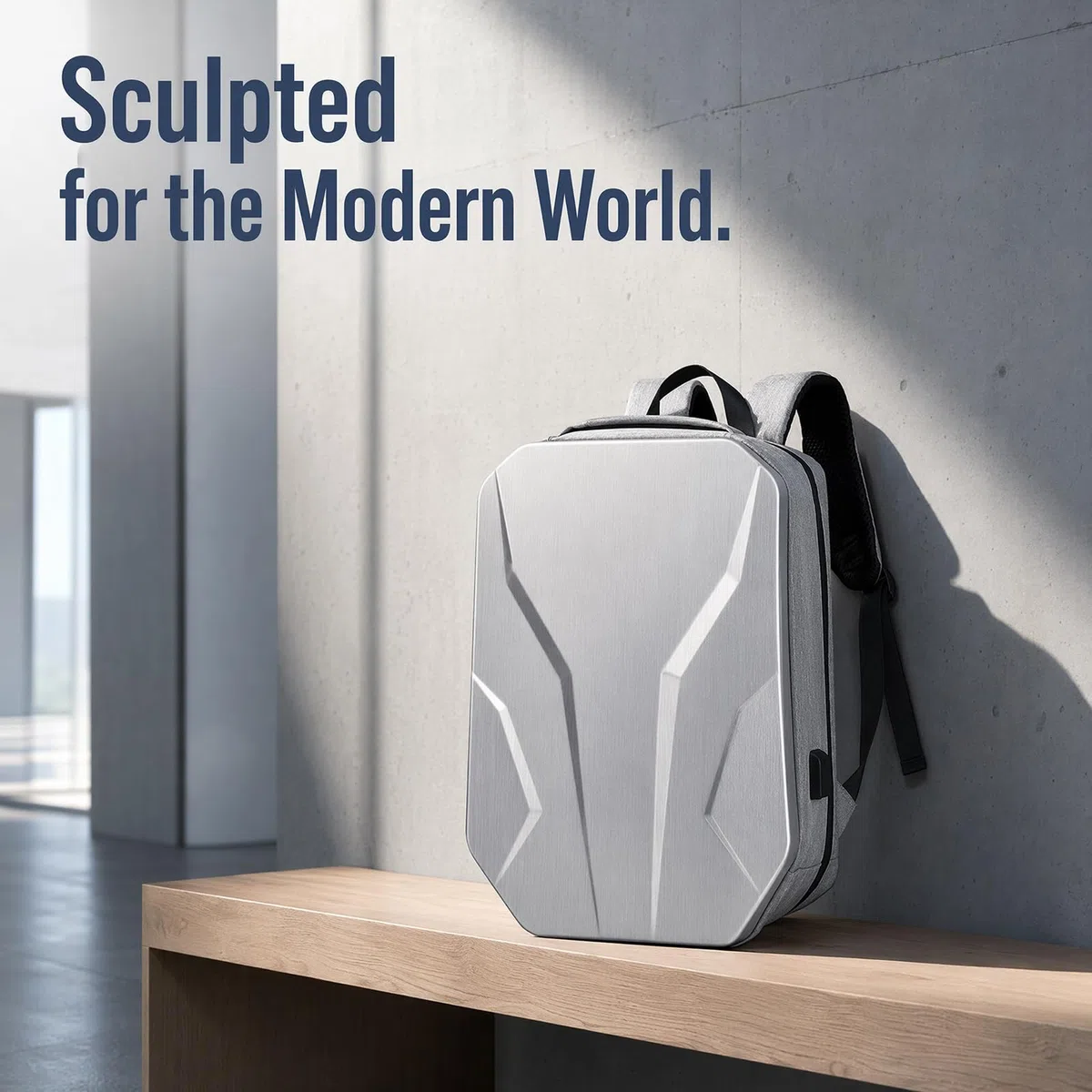 16-calowa twarda powłoka antykradzieżowa plecaka na laptop Wodoodporny PC Nylon Gaming Business Daypack,Grey