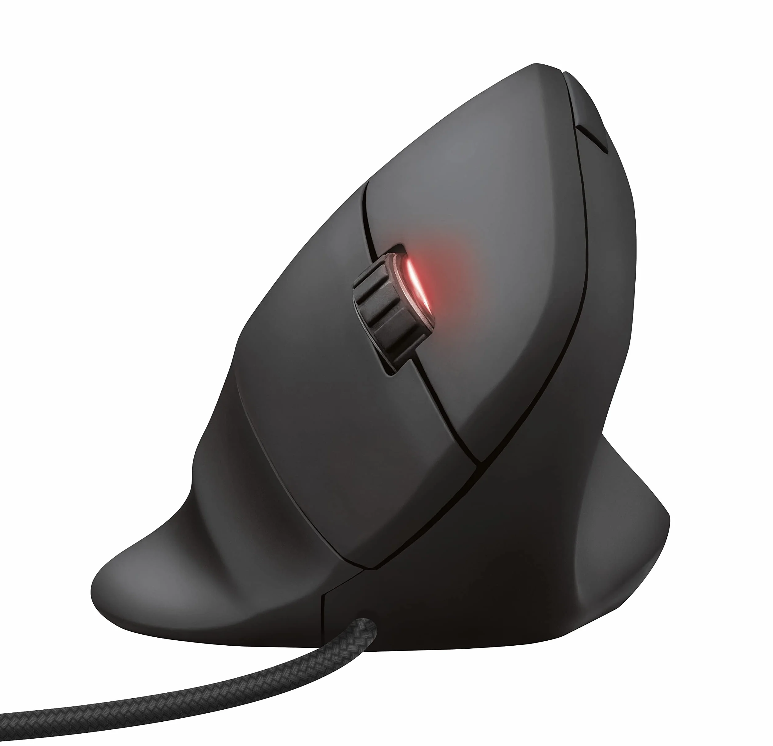 Trust Gaming GXT 144 Rexx Myszka Gamingowa, Ergonomiczna Mysz Pionowa dla Graczy, 250-10000 DPI, Podświetlenie LED, 6 Programowalnych Przycisków, Zaawansowane Oprogramowanie, Komputer, Laptop, PC