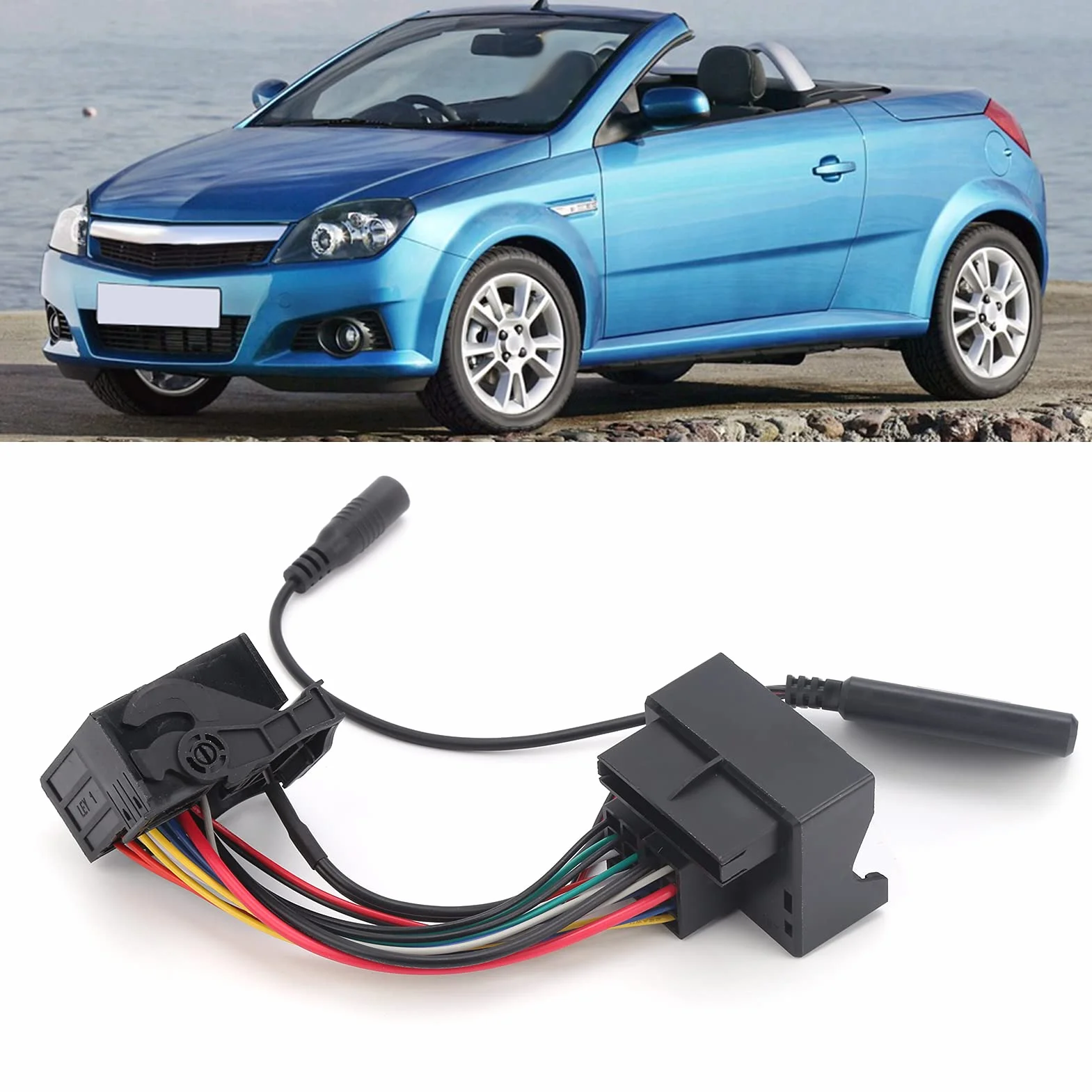 12Pin Bluetooth 5.0 AUX Adapter Audio z Mikrofonem 59.1in Kabel Pasuje do Opla CD30 CDC40 CD70 Samochodowy Adapter Audio