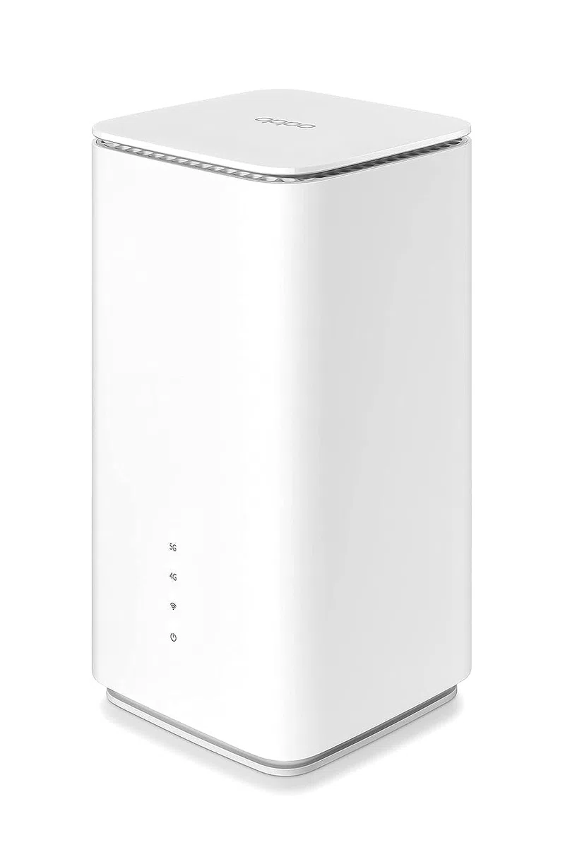 OPPO 5G CPE T1a Router with SIM Slot LTE Cat20 WiFi Hotspot Wi-Fi 6 AX1800, Up to 4.07Gbps, 4X4 MIMO, Connect up to 32 Devices, Unlocked