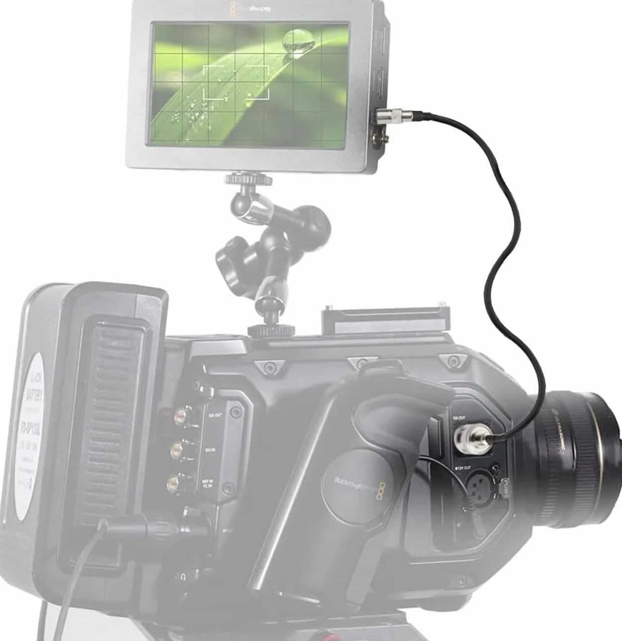 Superbat Kabel SDI 2,3 m DIN 1,0/2,3 męski do BNC Męski kabel Belden 1855A 75 omów 3G/6G/12G HD-SDI Niski stratny cyfrowy kabel wideo do kamery wideo, monitora wideo Assist 4K (2 sztuki)