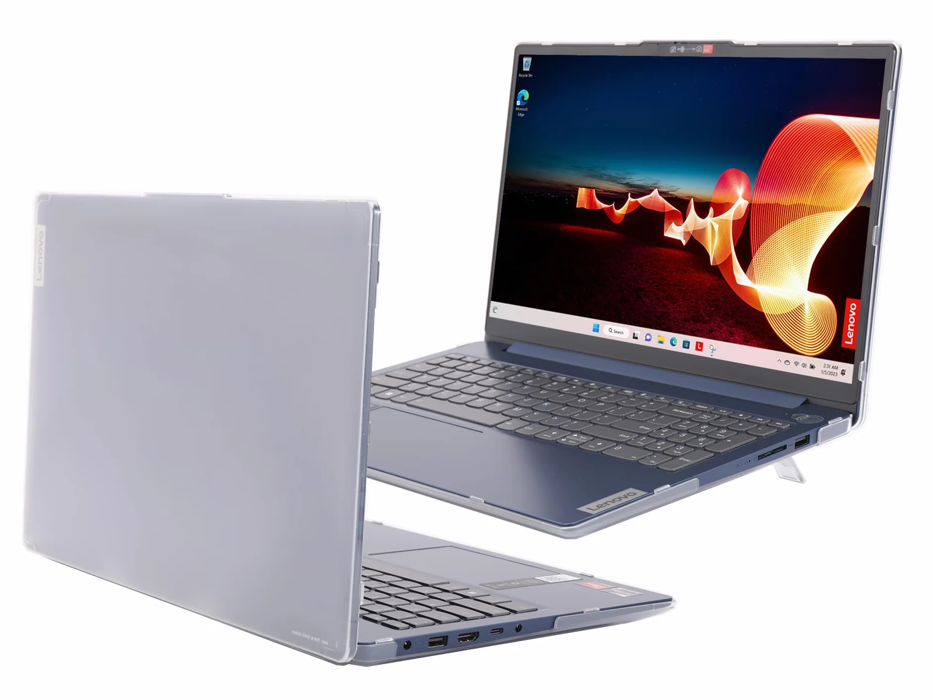 mCover etui kompatybilne TYLKO z laptopem Lenovo IdeaPad Slim 3 | 3i 15ABR8 / 15AMN8 / 15IAH8 / 15IAN8 / 15IRH8 / 15IRU8 2022-2024 38.1 cm, komputery z systemem Windows (nie pasuje do innych modeli
