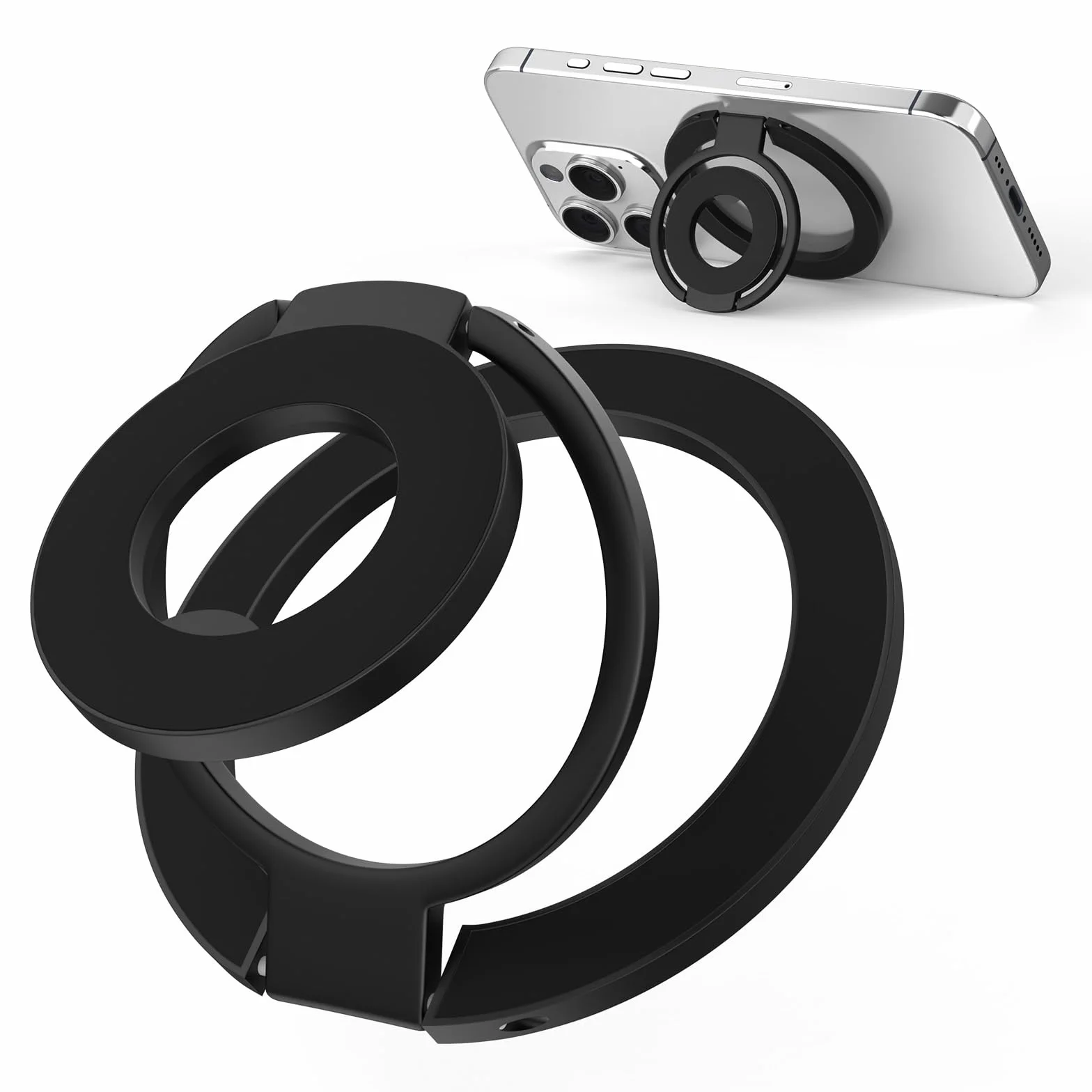 Uchwyt magnetyczny na telefon komórkowy do iPhone 17 16 15 14 13 12 Pro Max Plus, pierścień magnetyczny do telefonu komórkowego Samsung Galaxy S25 Ultra S24 S23 S21