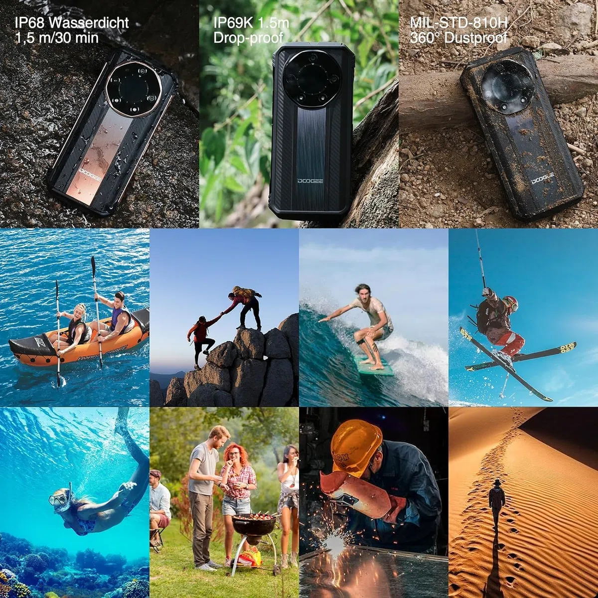 S110 12GB/256GB czarny - wytrzymały telefon komórkowy marki