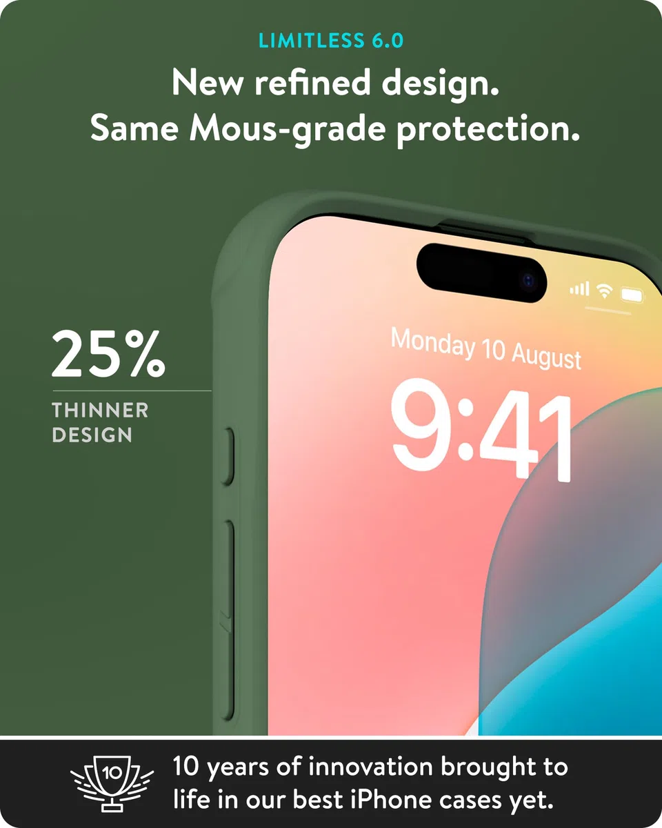Mysz do iPhone 16 Pro Max Case MagSafe kompatybilny, przycisk sterowania aparatem - Limitless 6.0 - zielony - odporny na wstrząsy futerał na telefon