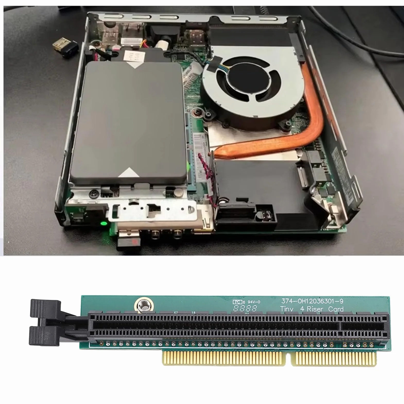 Adapter Karty Pionowej PCI E 16X dla ThinkCentre M910Q M910X M710Q P320