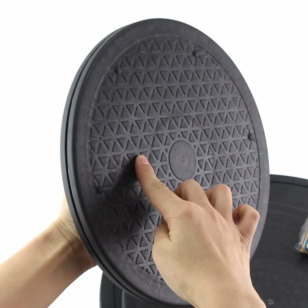 RETON 30.5 cm Obrotowy stojak na ciasto z łożyskami kulkowymi ze stali, wielofunkcyjny obrotowy stojak Lazy Susan, obrotowy stojak 360° do telewizora, komputera, ciasta (1 szt.)