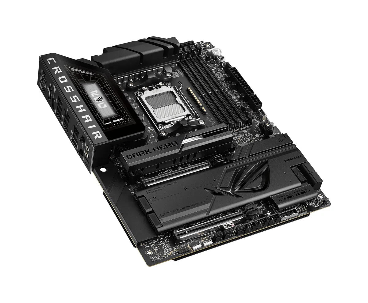 ASUS ROG Crosshair X870E Dark Hero Gamingowa płyta główna z gniazdem AMD AM5 (ATX, DDR5, Advanced AI PC, 10 GB Ethernet, WiFi 7, 2X PCIe 5.0 M.2, 2X USB4, 2 x USB 20 Gbps)