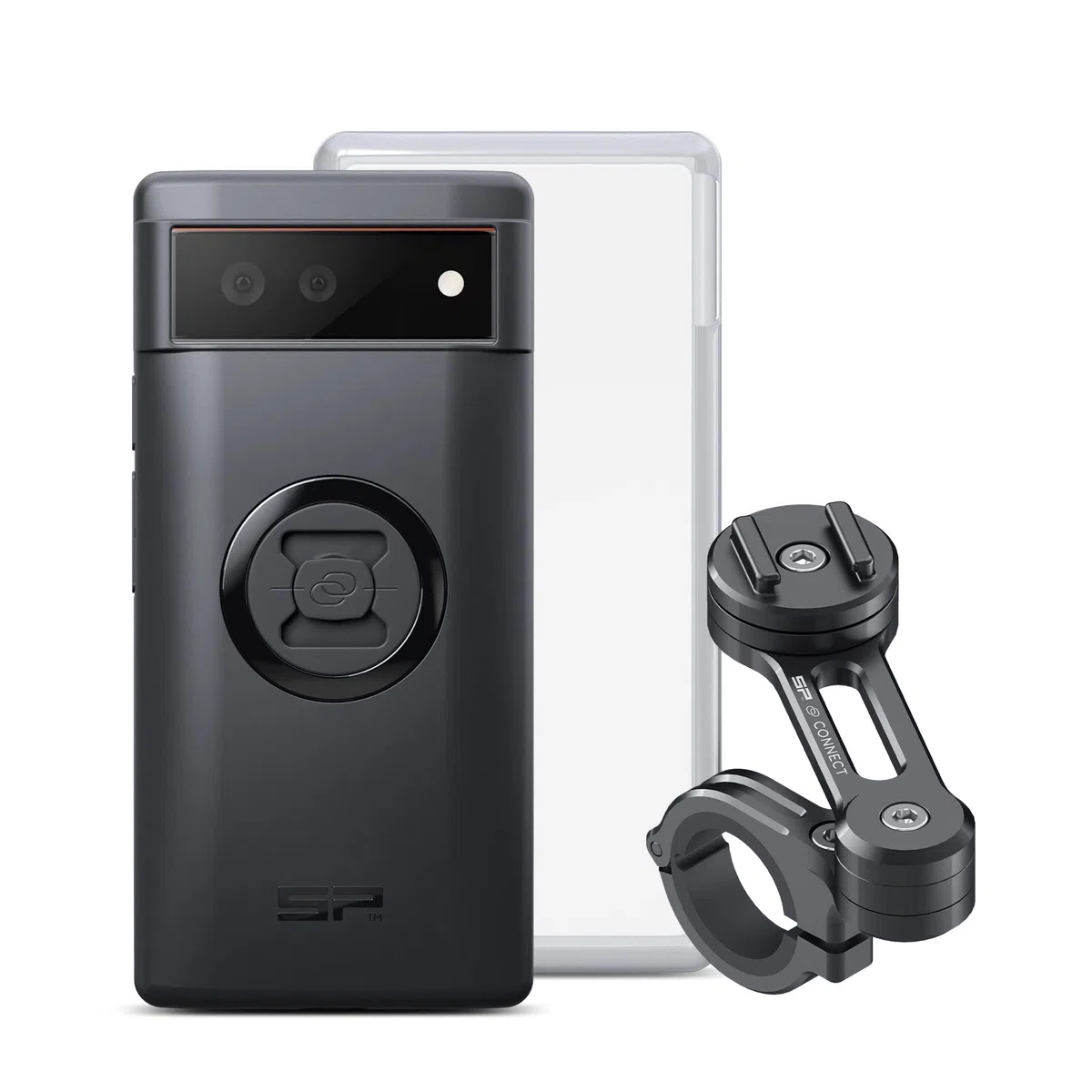 SP CONNECT Uchwyt na telefon komórkowy motocyklowy, wodoszczelny uchwyt na telefon komórkowy do motocykla, motoroweru, skutera, akcesoria do wszystkich smartfonów, takich jak iPhone Samsung, uchwyt na gadżet do nawigacji i telefonu