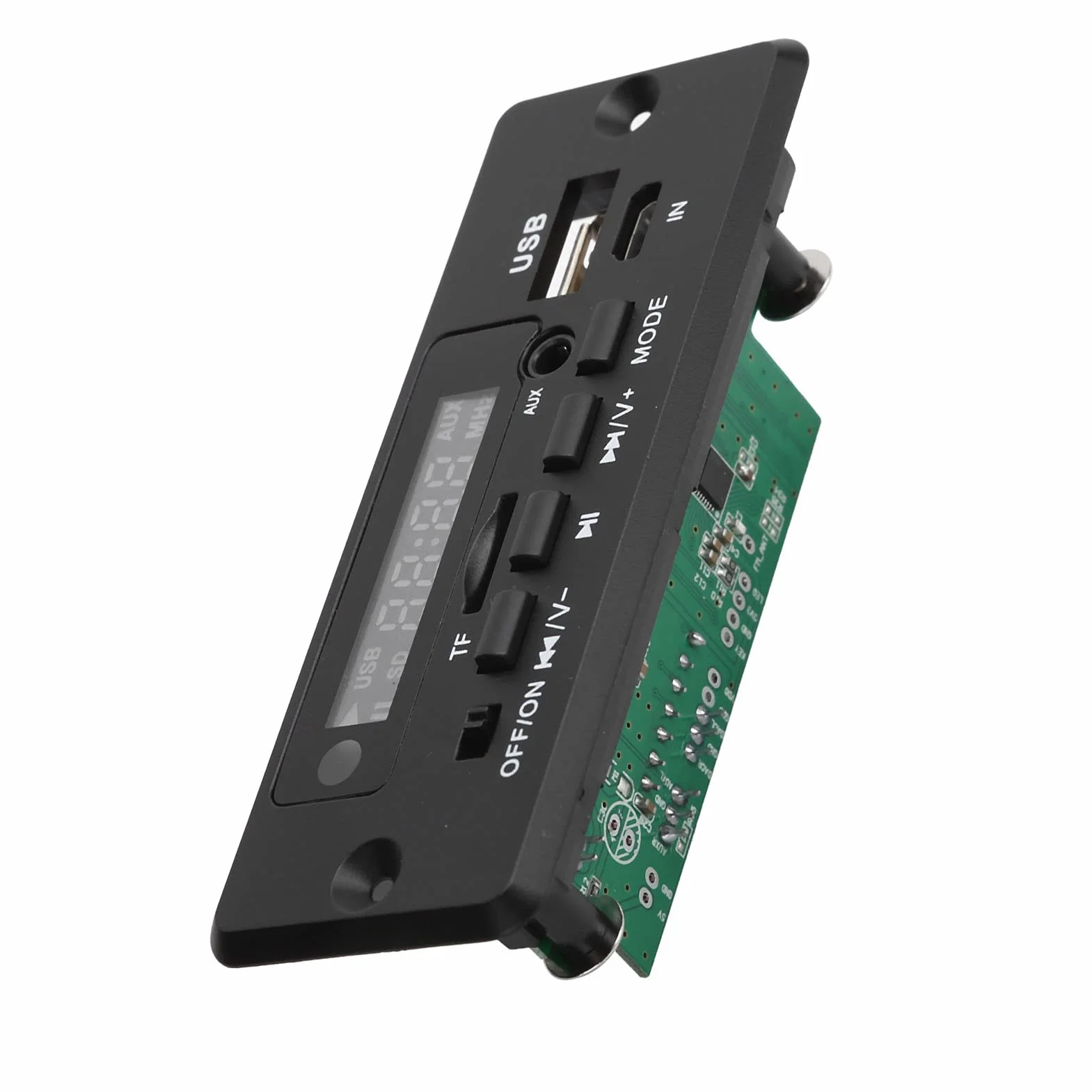 Płyta Dekodera MP3, Uniwersalny Moduł Dekodowania WAV 12V5V Płyta Dekodera Wzmacniacza FM MP3, Płyta Dekodowania USB/SD/FM/LINE MP3