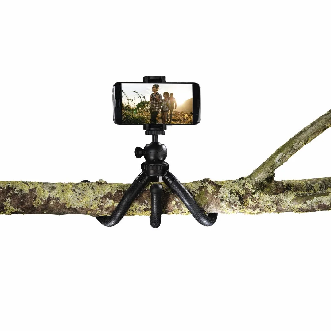 Hama statyw do smartfona GoPro 1/4 aluminium czarny 3w1