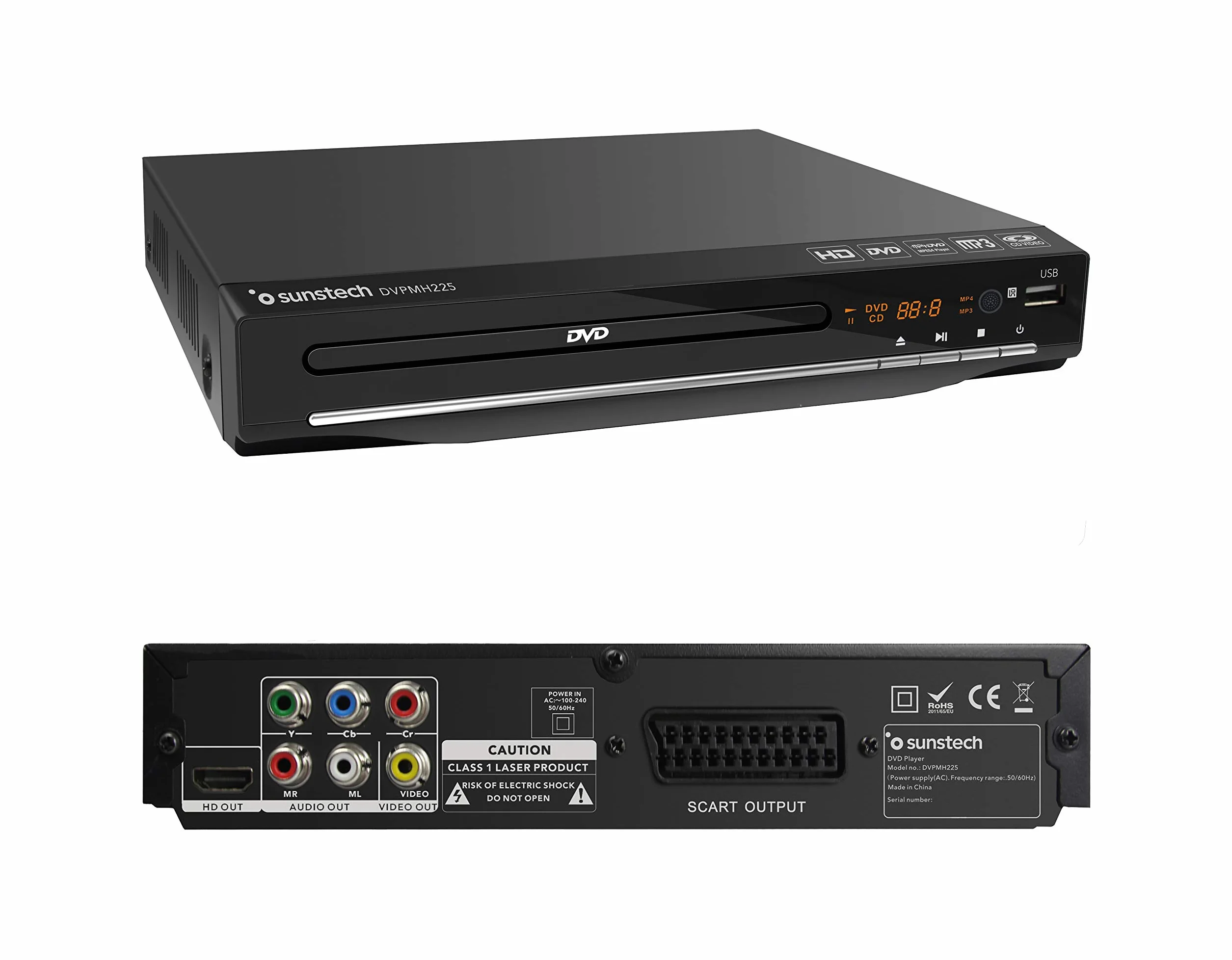 SUNSTECH DVPMH225 HDMI USB