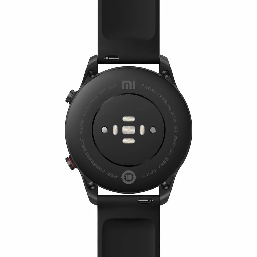Xiaomi Mi Watch Smartwatch (wyświetlacz AMOLED-HD 1,39", pomiar i monitorowanie zawartości tlenu we krwi, tętno, poziom stresu, cykl snu; GPS; 17 trybów sportowych; 5 ATM; 16 dni pracy baterii)