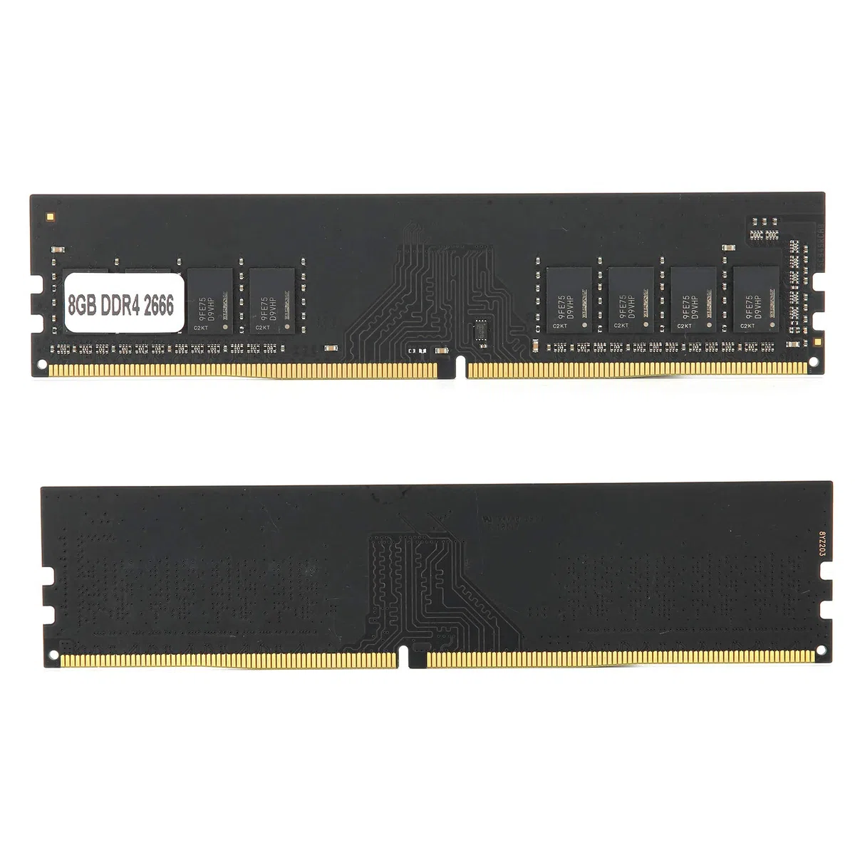 Zunate Moduł pamięci RAM DDR4, 8 GB 2666 MHz PC4-19200 / 16G 2400 MHz PC4-2666 V pamięć RAM do komputerów stacjonarnych, w pełni kompatybilny z / (8 GB)