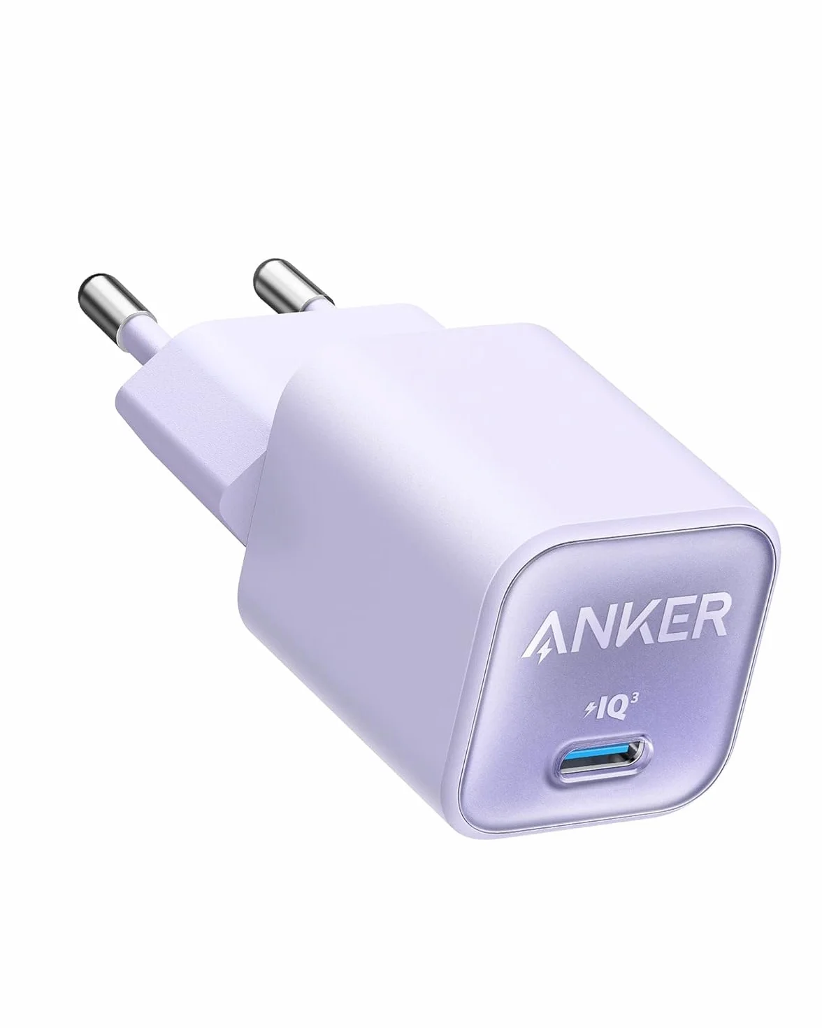 Anker Ładowarka USB C GaN 30 W, 511 (Nano 3), PIQ 3.0 PPS, szybka ładowarka, kompatybilna z iPhone 16/16 Pro/16 Pro Max/15 Pro, Galaxy, Pixel 4/3, iPad (bez kabla do ładowania)