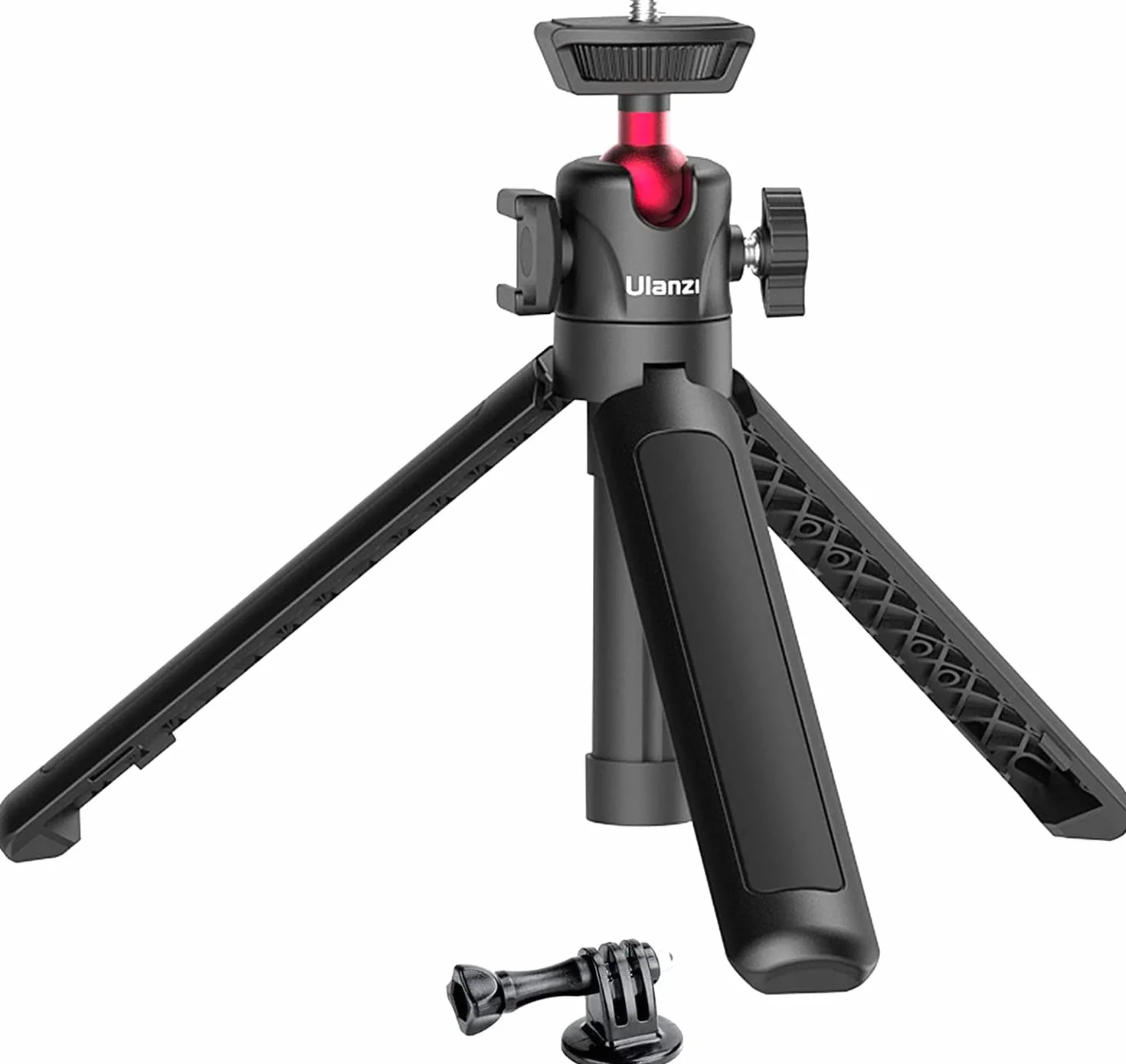 UURig MT-16 Statyw wysuwany 4 poziomy regulacji 360° metalowa głowica kulowa do aparatu telefonu