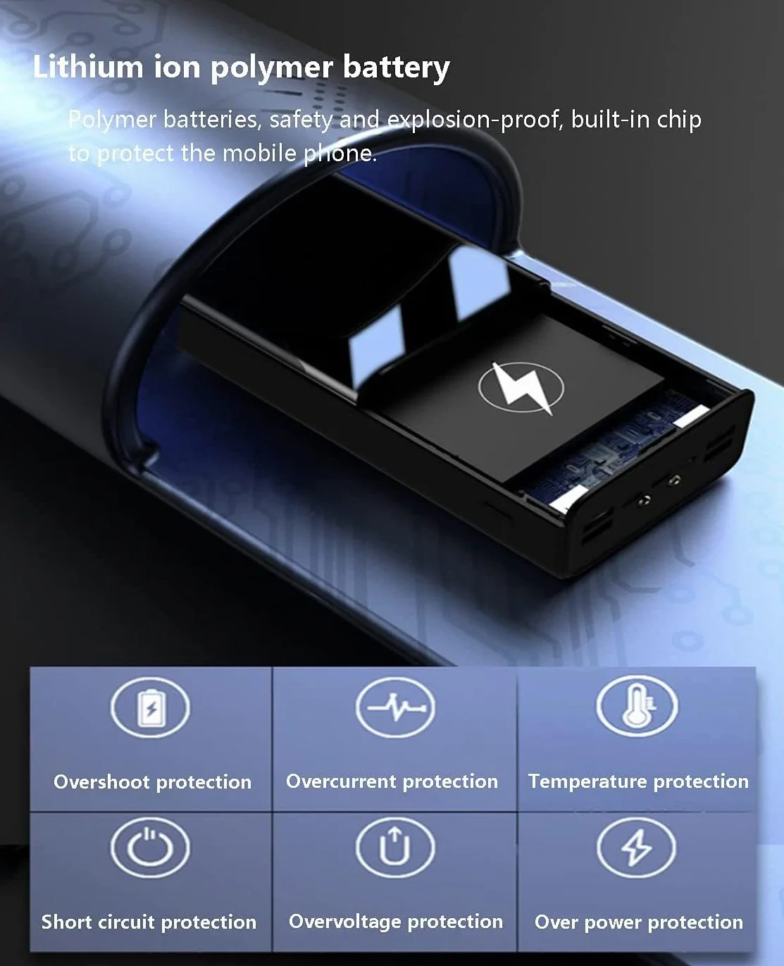 Przenośna ładowarka 40000-100000 mAh powerbank o dużej pojemności, obsługa szybkiego ładowania z wyświetlaczem, może ładować 4 urządzenia jednocześnie do smartfonów, tabletów, konsol do gier (czarna