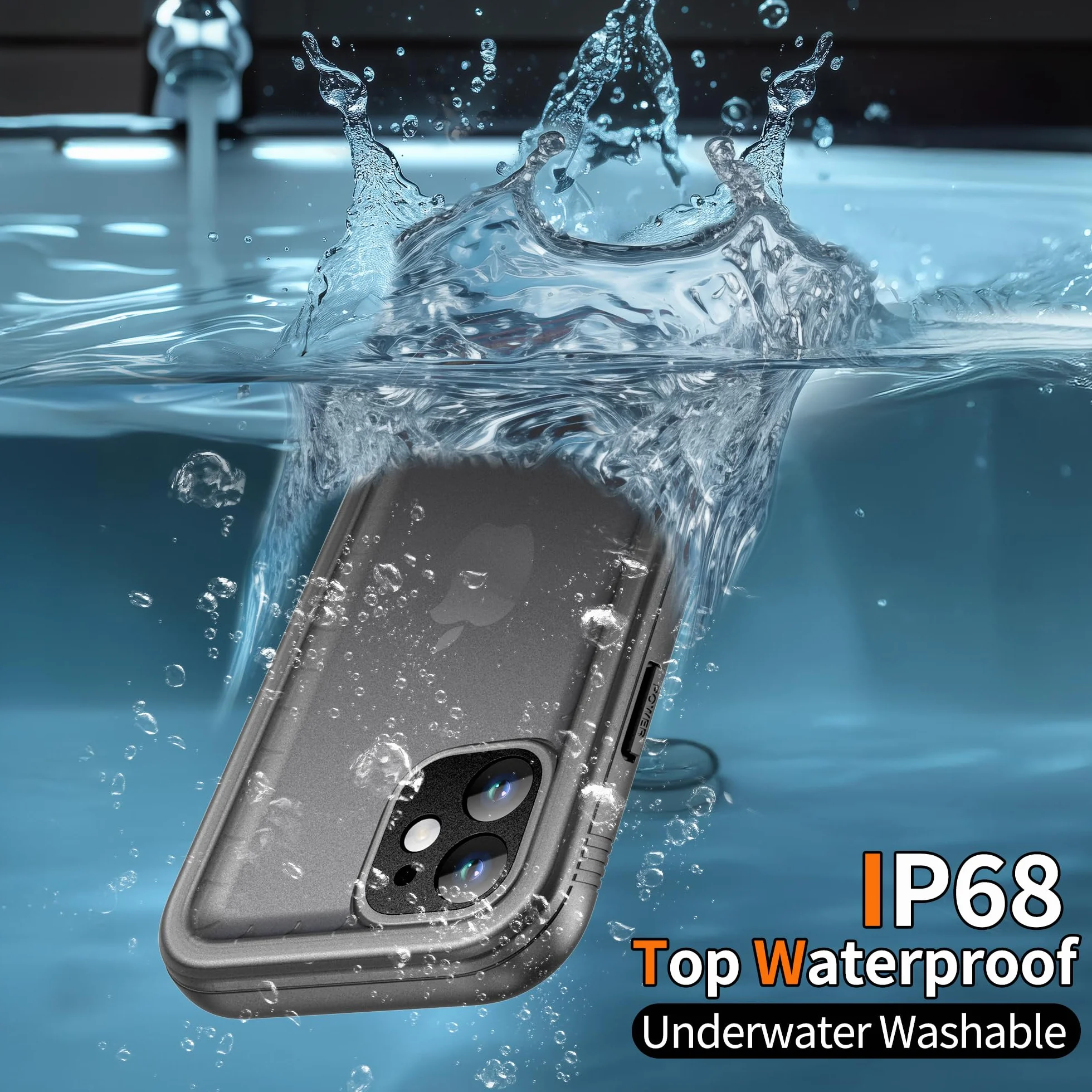 Cozycase Etui do iPhone 11 Wodoszczelne, Odporny na Upadki z 2m, Wojskowy Ochrony