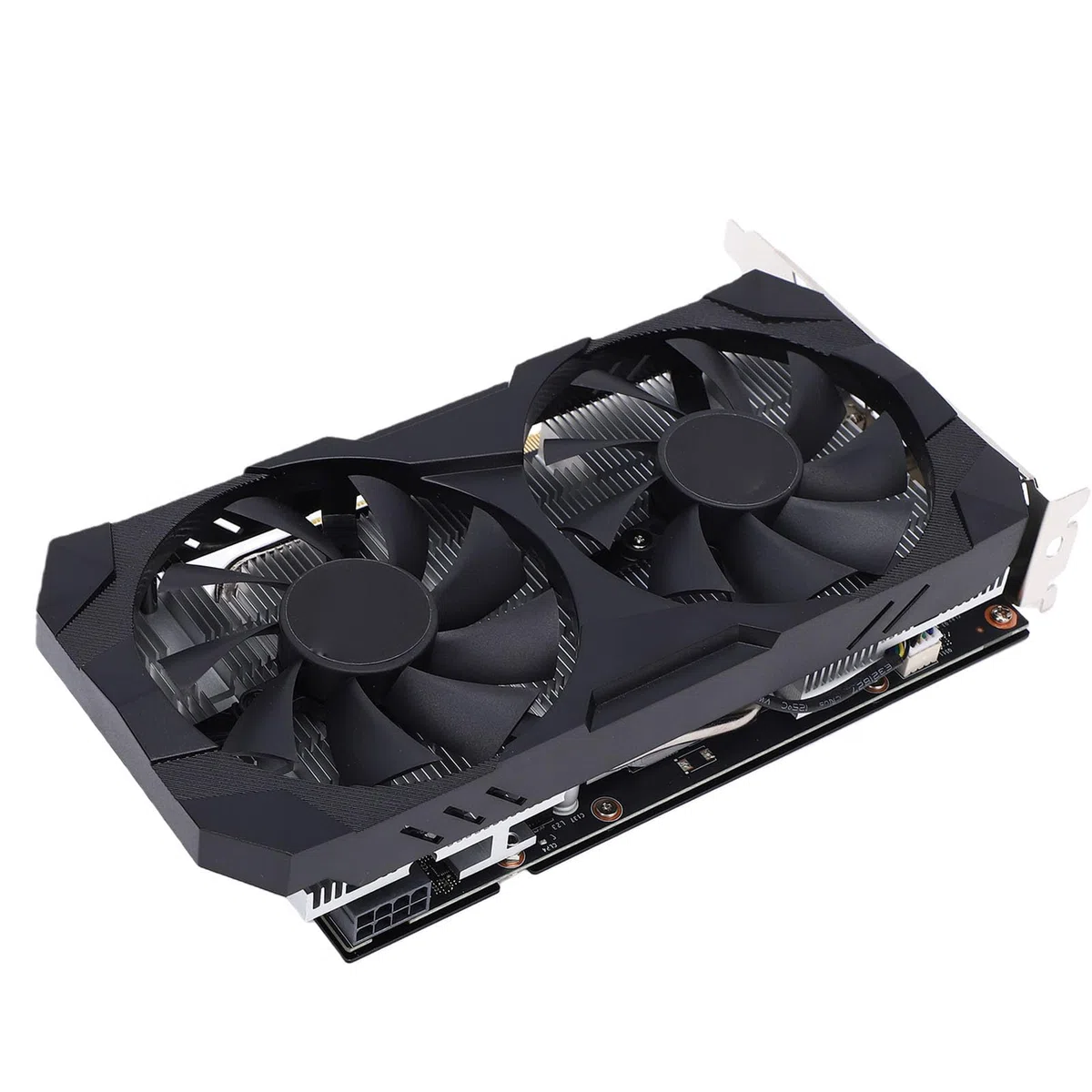Karta Graficzna 6 GB GDDR6 192-bitowy Podwójny Wentylator do Gier Stacjonarnych Karta Graficzna do Gier na PC, 1080p z obsługą DisplayPort
