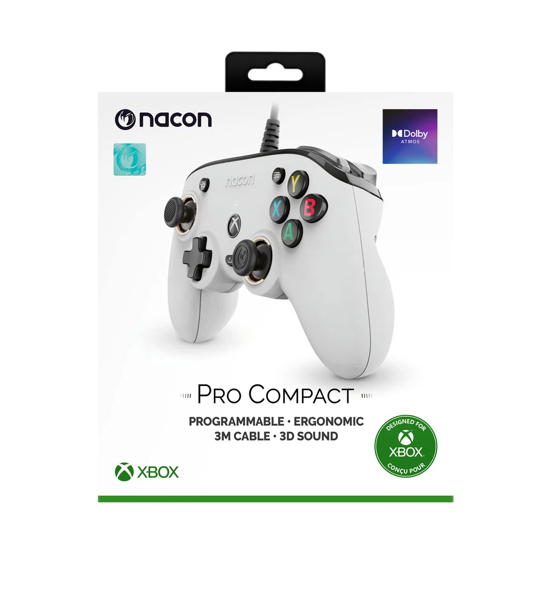 NACON OFFICIAL PRO Compact Control ATMOS BIAŁY