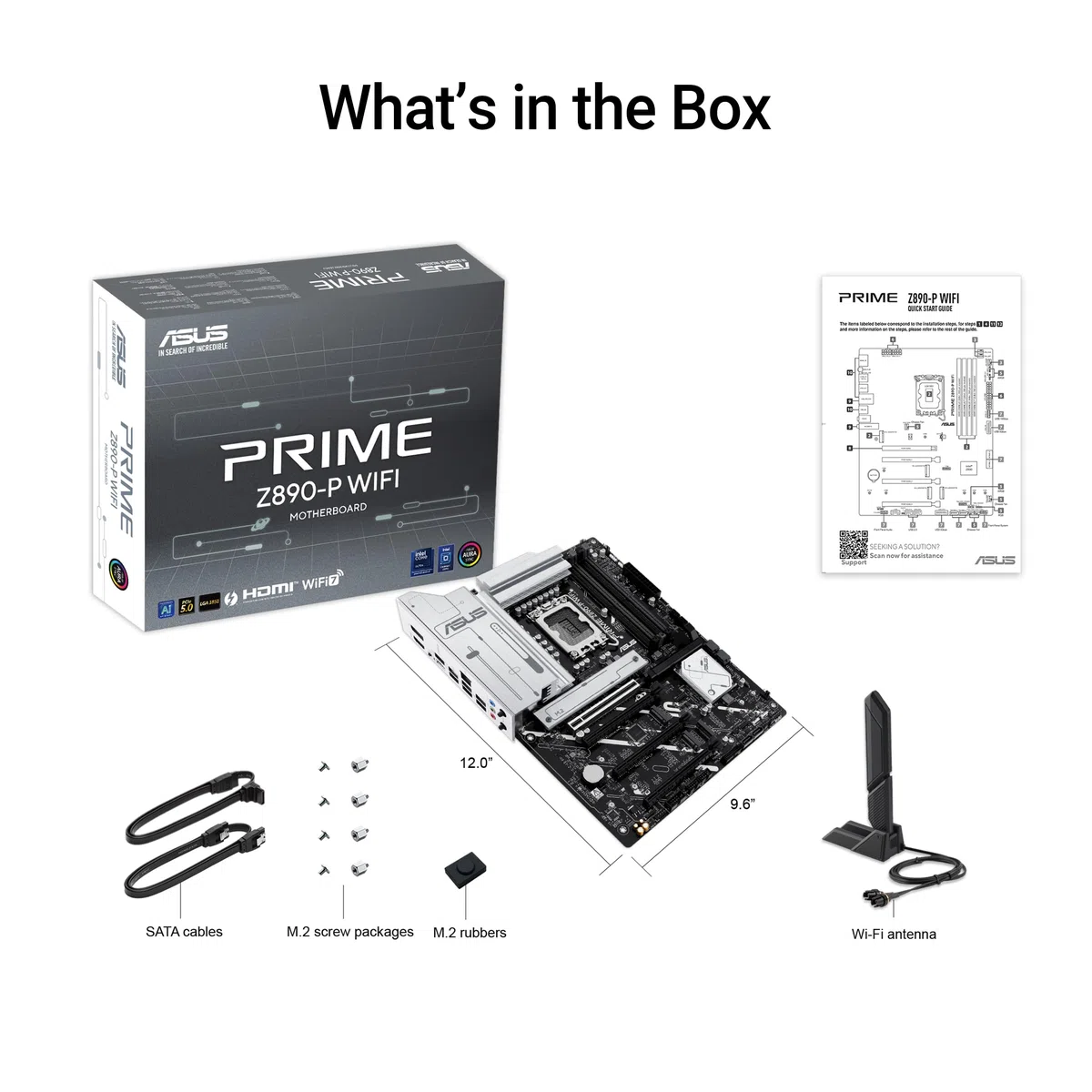 ASUS PRIME Z890-P WIFI Intel Z890 LGA 1851 (Socket V1) ATX