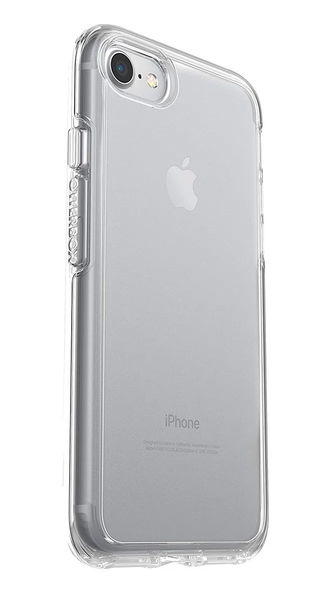 OtterBox Symmetry Clear Etui do iPhone 7/8/SE 2. gen/SE 3. gen, Odporne Na Wstrząsy i Upadki, Potrójnie Przetestowane Zgodnie ze Standardami Wojskowymi, Przezroczyste