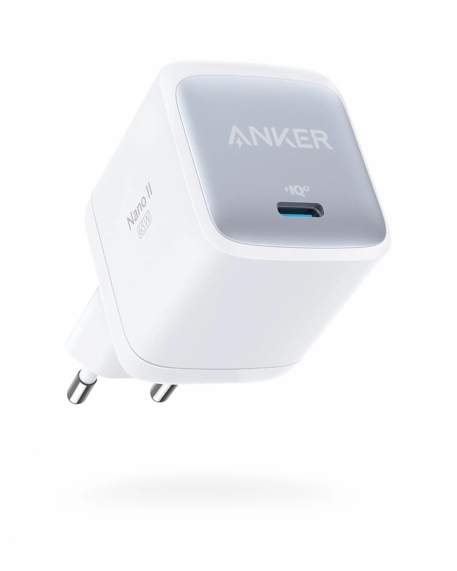 Anker Nano II 65 W USB-C ładowarka zasilacz sieciowy z funkcją szybkiego ładowania, technologia GaN II, kompatybilna z MacBook Pro/Air, Galaxy S20/S10, iPhone 16/Pro/Max, iPad Pro