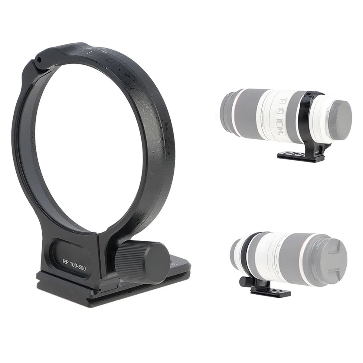 Metalowy Kołnierz do Obiektywu Pierścień do Mocowania Statywu do Obiektywu RF 100-500 Mm F4,5-7,1 L IS USM, Wbudowana Płytka Szybkiego Uwalniania Typu Arca z Otworami na śruby