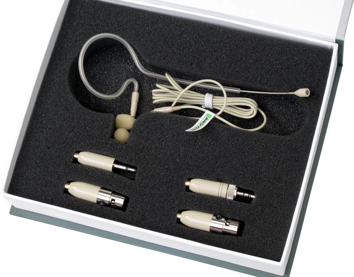 Pronomic HS-11 EA zestaw słuchawkowy Mikro z pałąkiem na ucho (kondensator z elektrolitą, charakterystyka kierunkowa: kulka, zakres częstotliwości: 20-20 000 Hz)