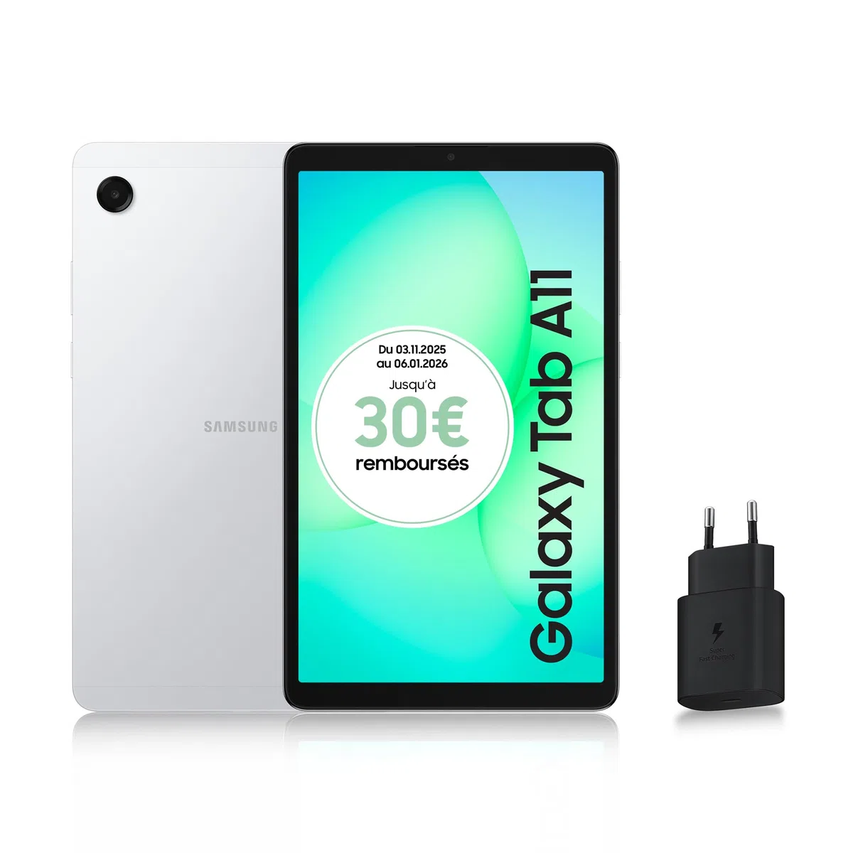 Samsung Galaxy Tab A11 8.7", Wi-Fi, 4/64GB, Srebny