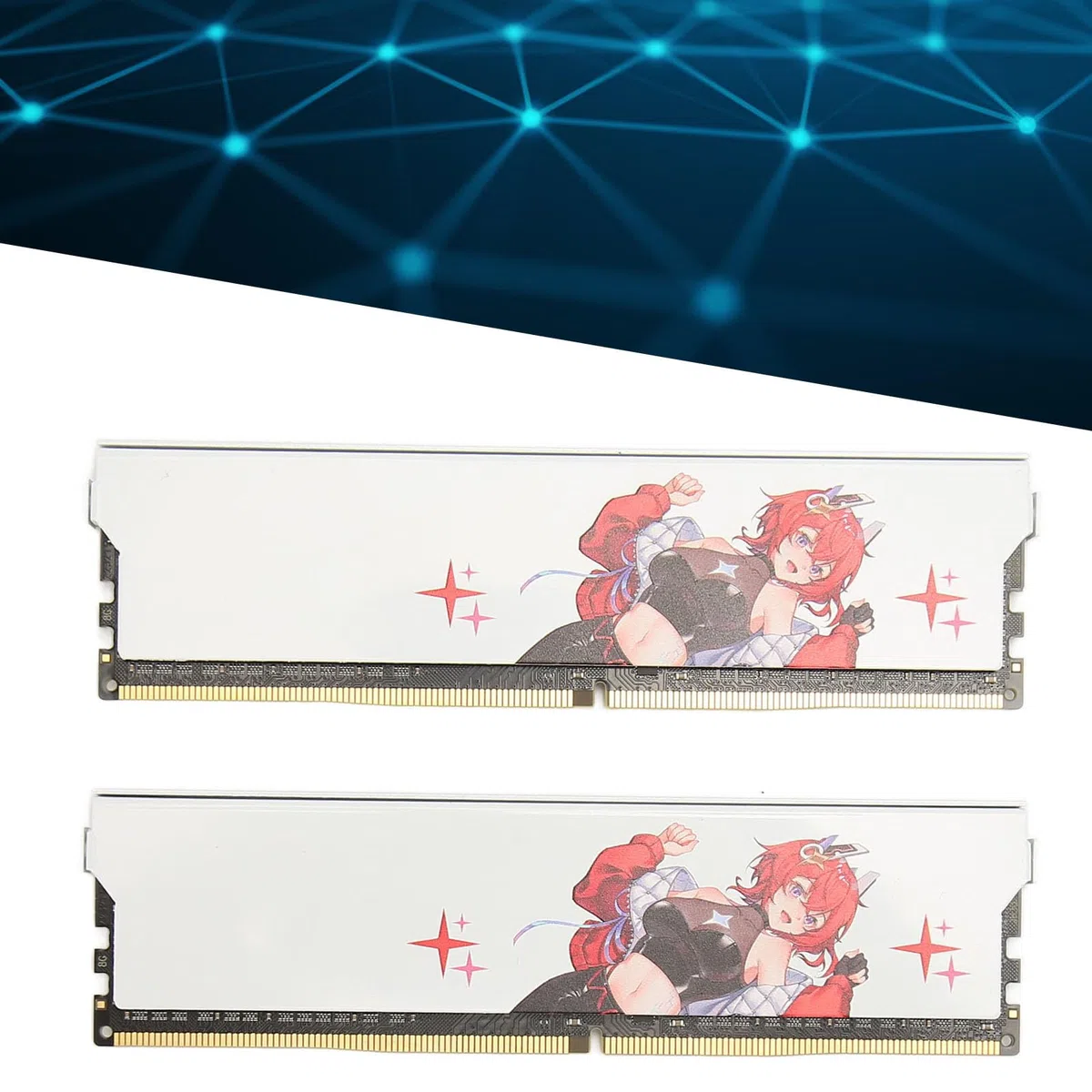 DDR4 RAM Stabilna wydajność Moduł Pamięci o Bardzo Niskim Taktowaniu do Komputerów Stacjonarnych do Gier, 2 Sztuki (16 GB (2x8 GB))