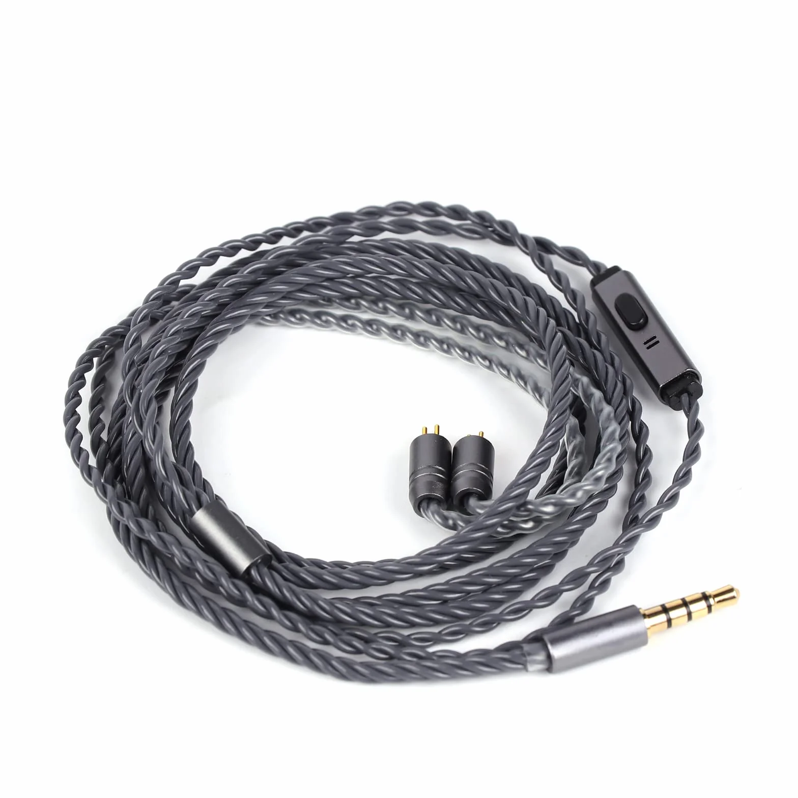 Tripowin Grace Odpinany posrebrzany beztlenowa miedź OFC In Ear kabel słuchawkowy z mikrofonem 0,78 mm 2pin