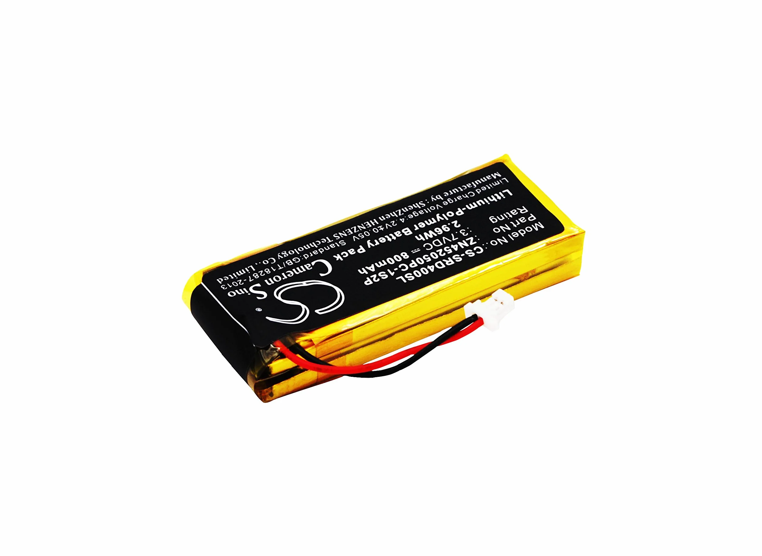 TECHTEK Bateria 800mAh kompatybilny z Schuberth C3, C3 Pro, Cardo G4, G9, G9x, Scala Rider G4, G9, G9x