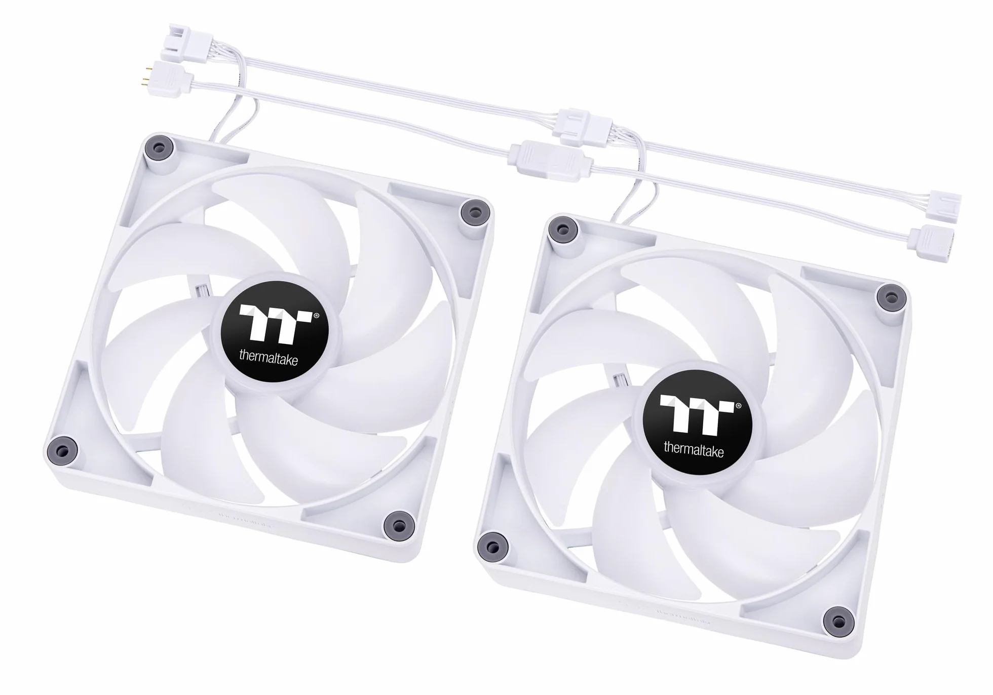 Thermaltake CT120 ARGB Sync PC Cooling Fan White | 2 Pack