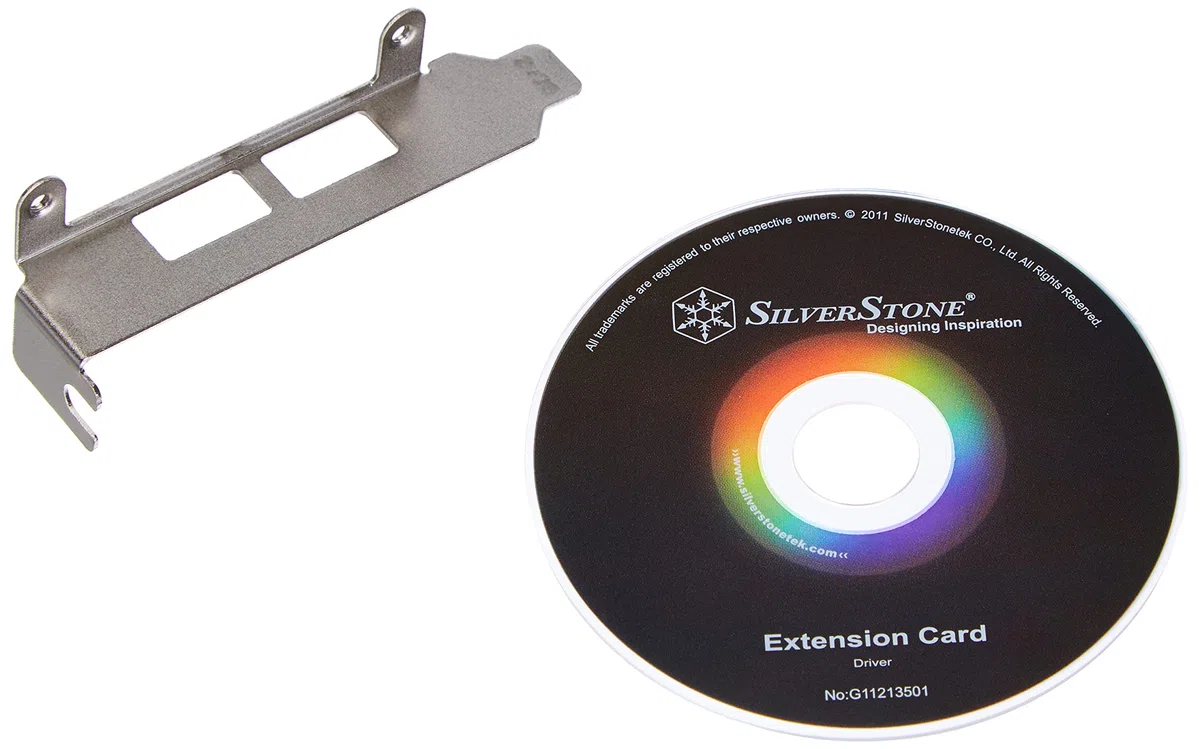 SilverStone SST-EC04-E - Karta Rozszerzeń PCI-E Z USB 3.0, 15-Pinowe Złącze Zasilania SATA, 1 x 20-Pin Wewnętrzny + 2 x Zewnętrzne Porty (Typ A)
