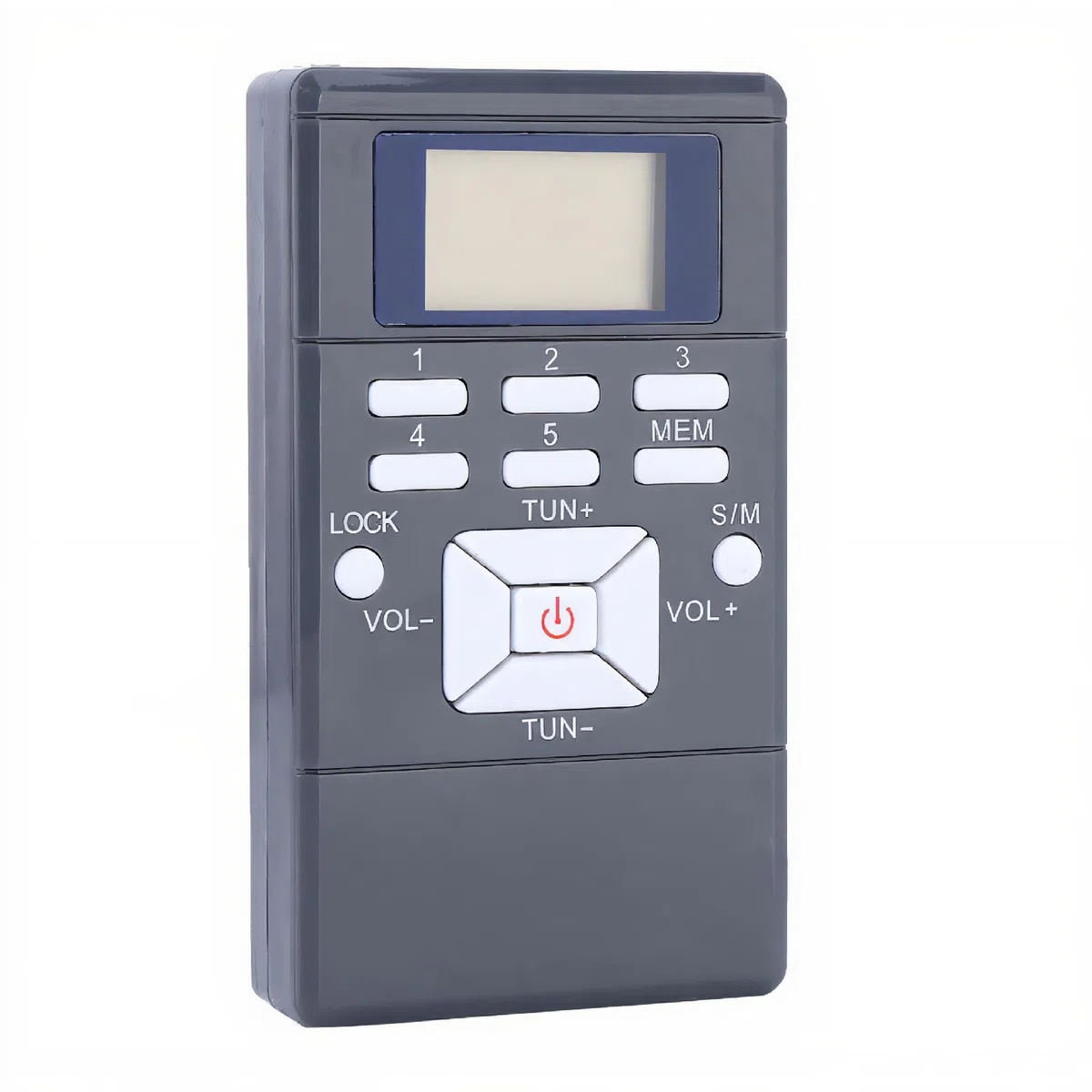 Przenośne radio ASHATA, mini przenośne radio LCD FM Przetwarzanie sygnału cyfrowego Odbiornik bezprzewodowy ze słuchawkami, kieszonkowe mini radio Kieszonkowe radio cyfrowe FM / AM z głośnikiem