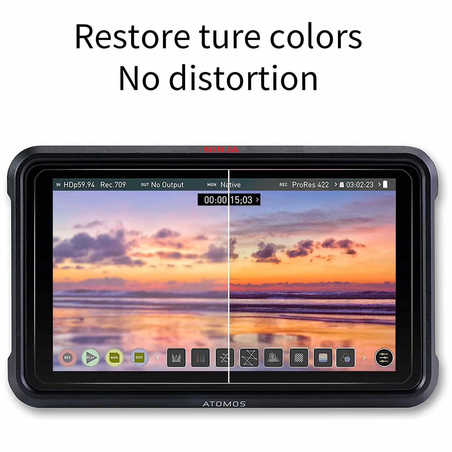 Ochraniacz ekranu Atomos Ninja V 5 cali 4K szkło hartowane 2 sztuki