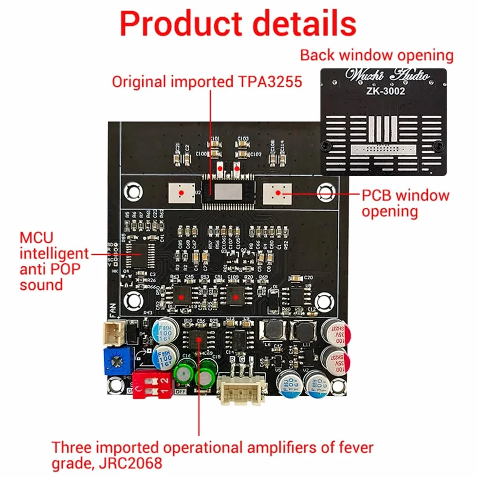 DollaTek TPA3255 p?yta wzmacniacza cyfrowego HighPower Stereo Sound 300wx2 Bridge Mono600W DC18-50V do g?o?ników subwoofera