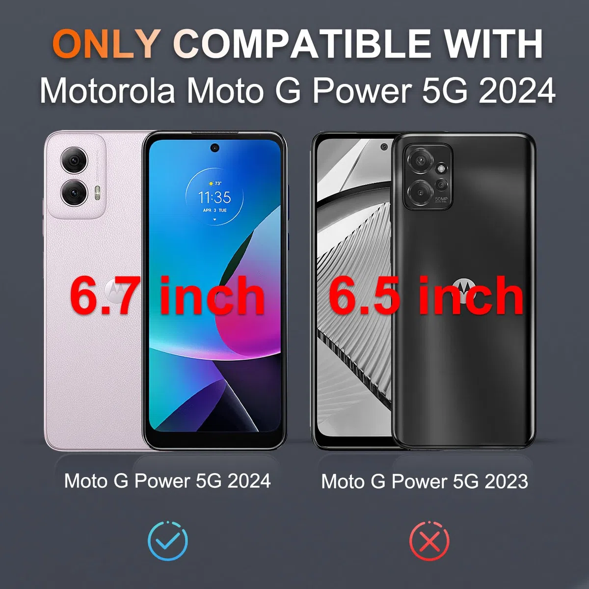 Etui kompatybilne z Moto G Power 5G 2024, wytrzymałe, odporne na wstrząsy etui na telefon z paskiem do smyczy, osłona ekranu ze szkła hartowanego, miętowo-zielone