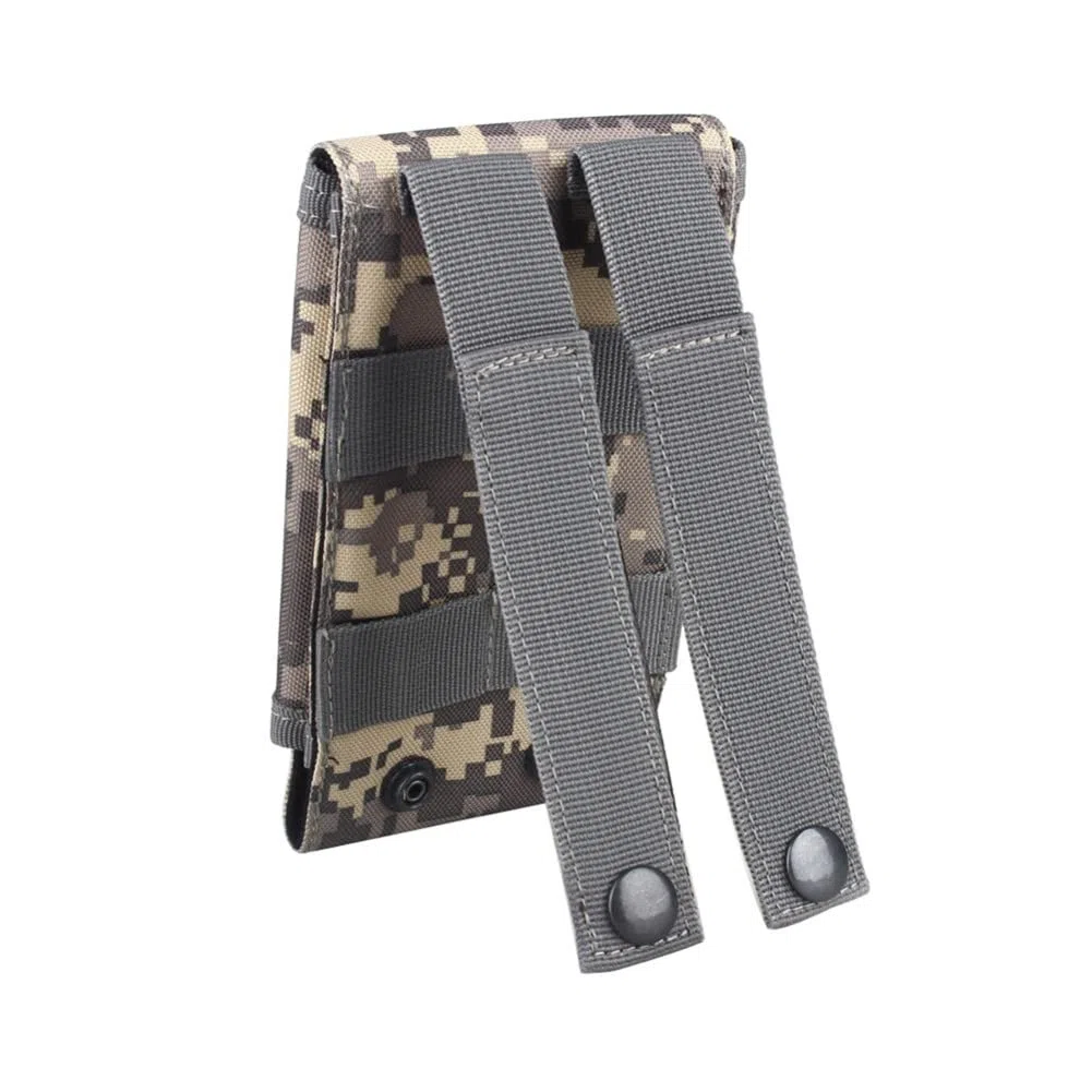 Taktyczna kabura na smartfona MOLLE, uniwersalna wojskowa torba na telefon komórkowy EDC Security Pack zestaw akcesoriów do przenoszenia torba na pasek pętle torba na talię etui na iPhone 11/12/13 Pro