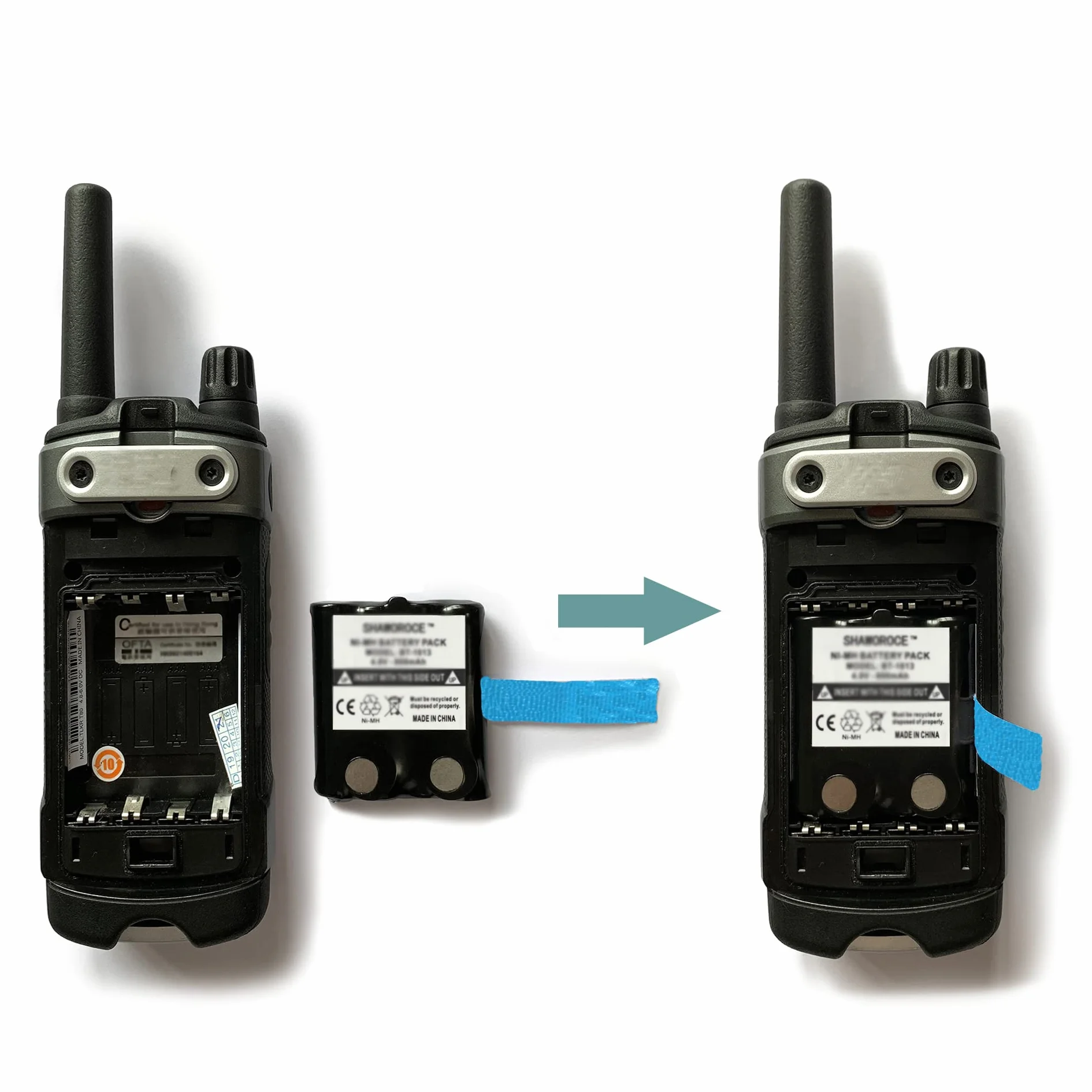 Akumulator 800 mAh NI-MH AAA do Motorola PMR Walkie Talkie XT180 TLKR T80