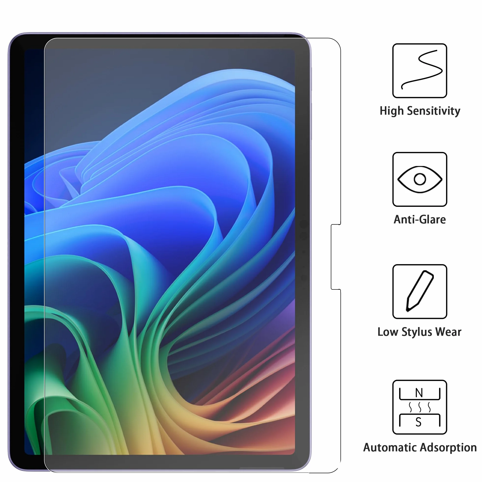 Megoo Paper Feel Ochronna folia szklana do Surface Pro 12 cali (2025) 9H przeciwblaskowa 2 szt.